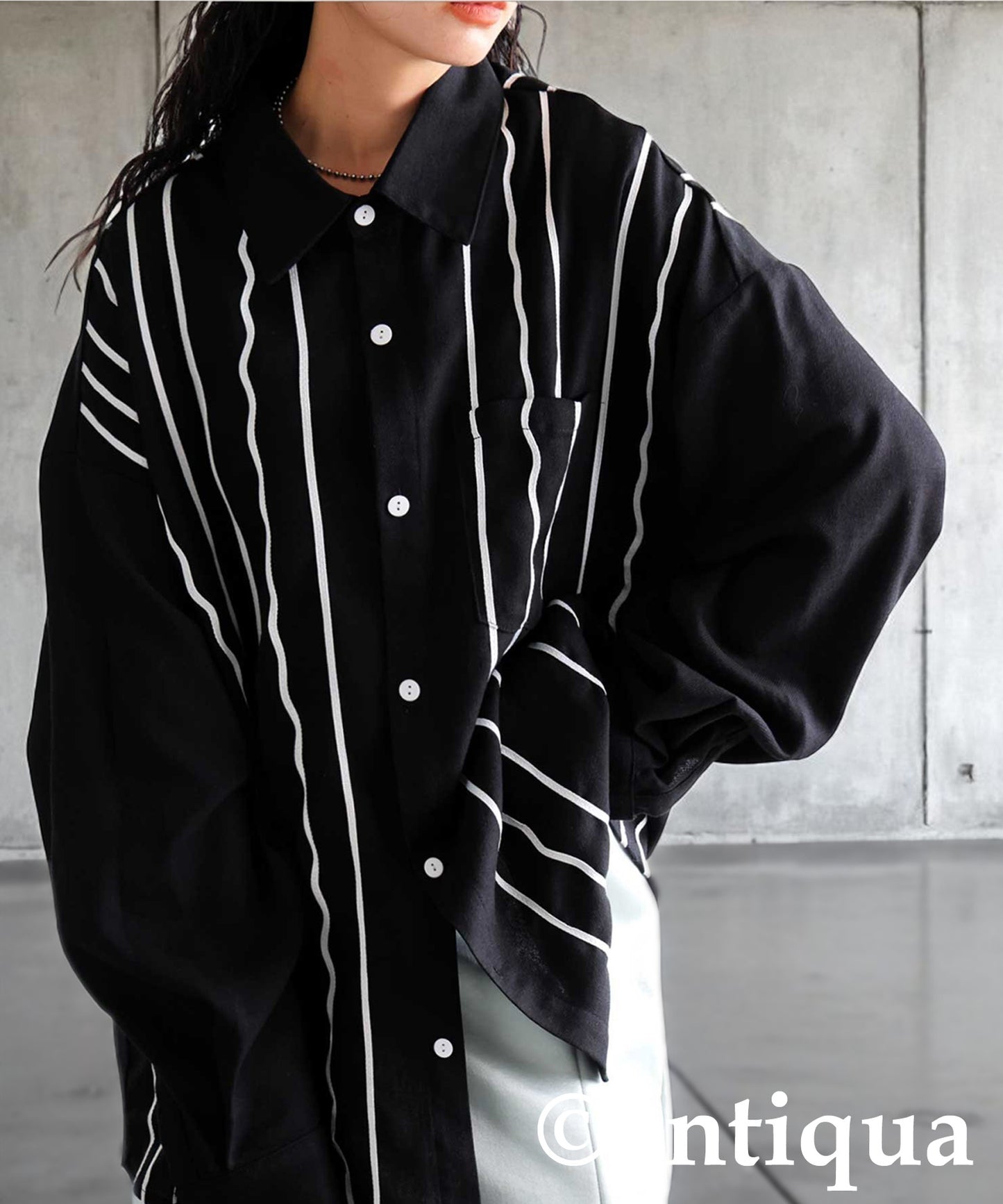 KYO Cord Embroidered Shirt Ladies