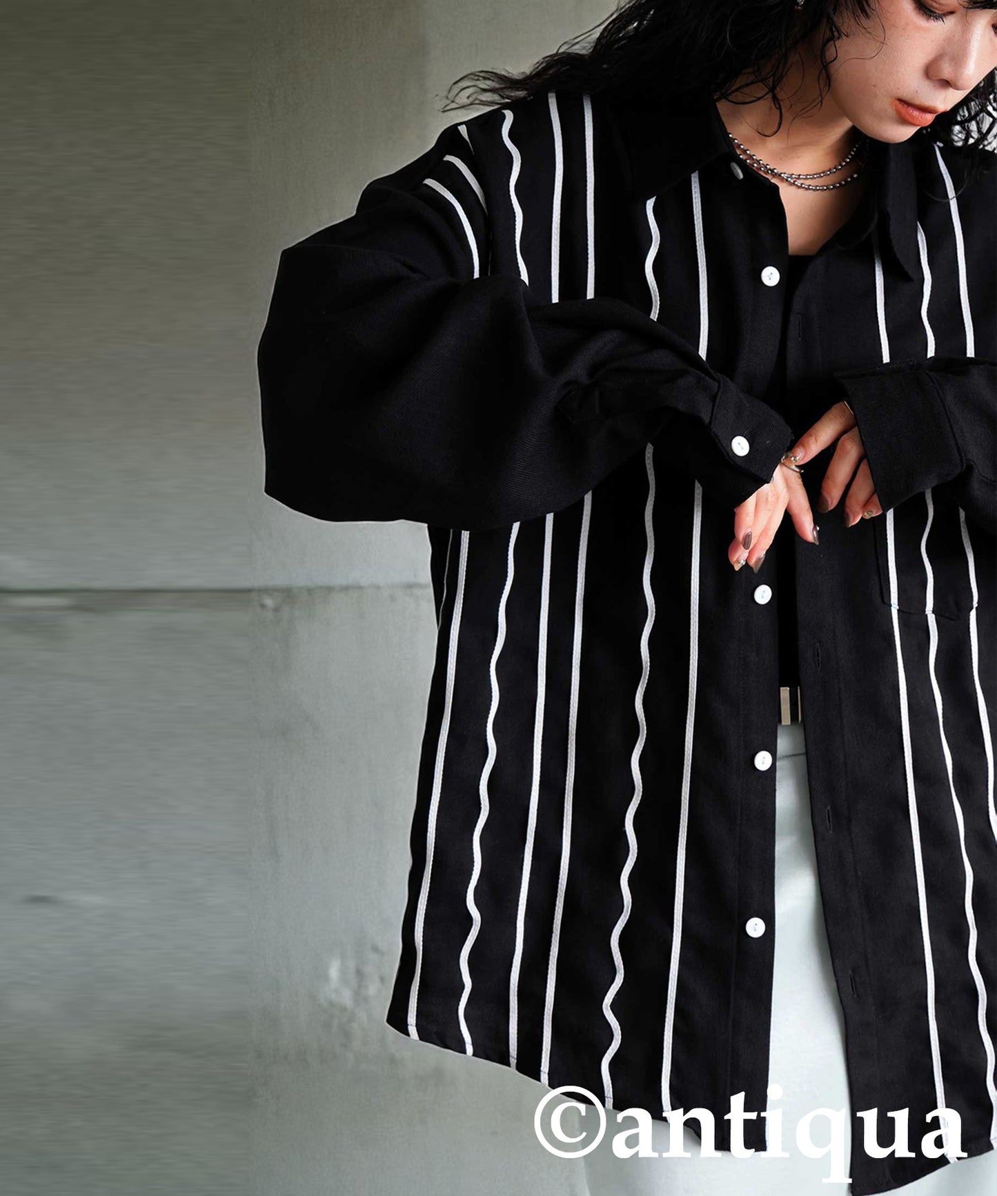 KYO Cord Embroidered Shirt Ladies