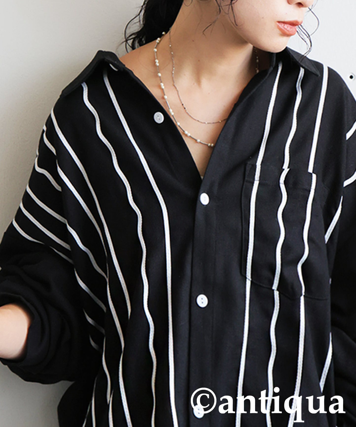 KYO Cord Embroidered Shirt Ladies