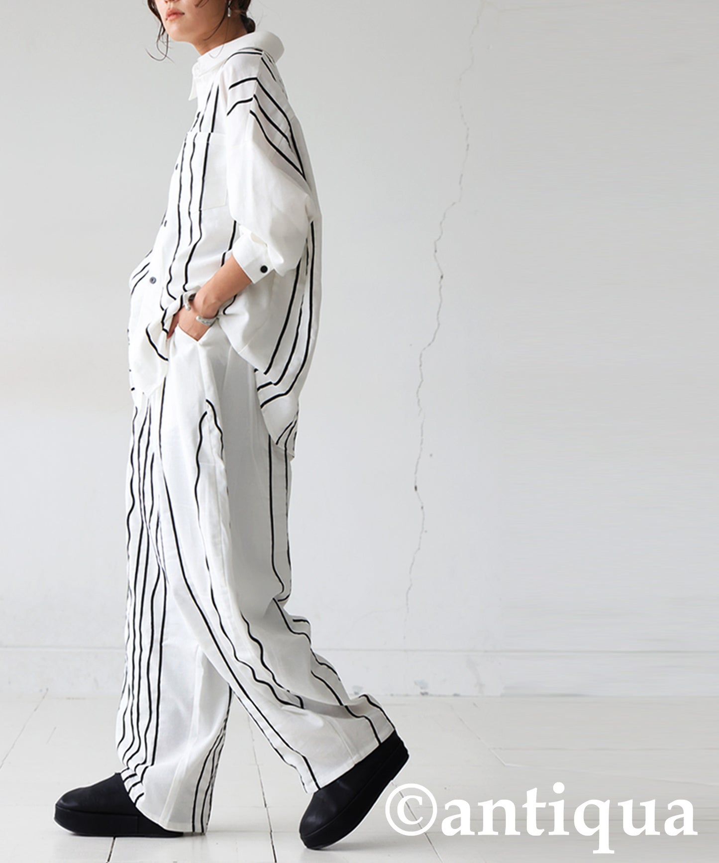 KYO Cord Embroidered Shirt Ladies