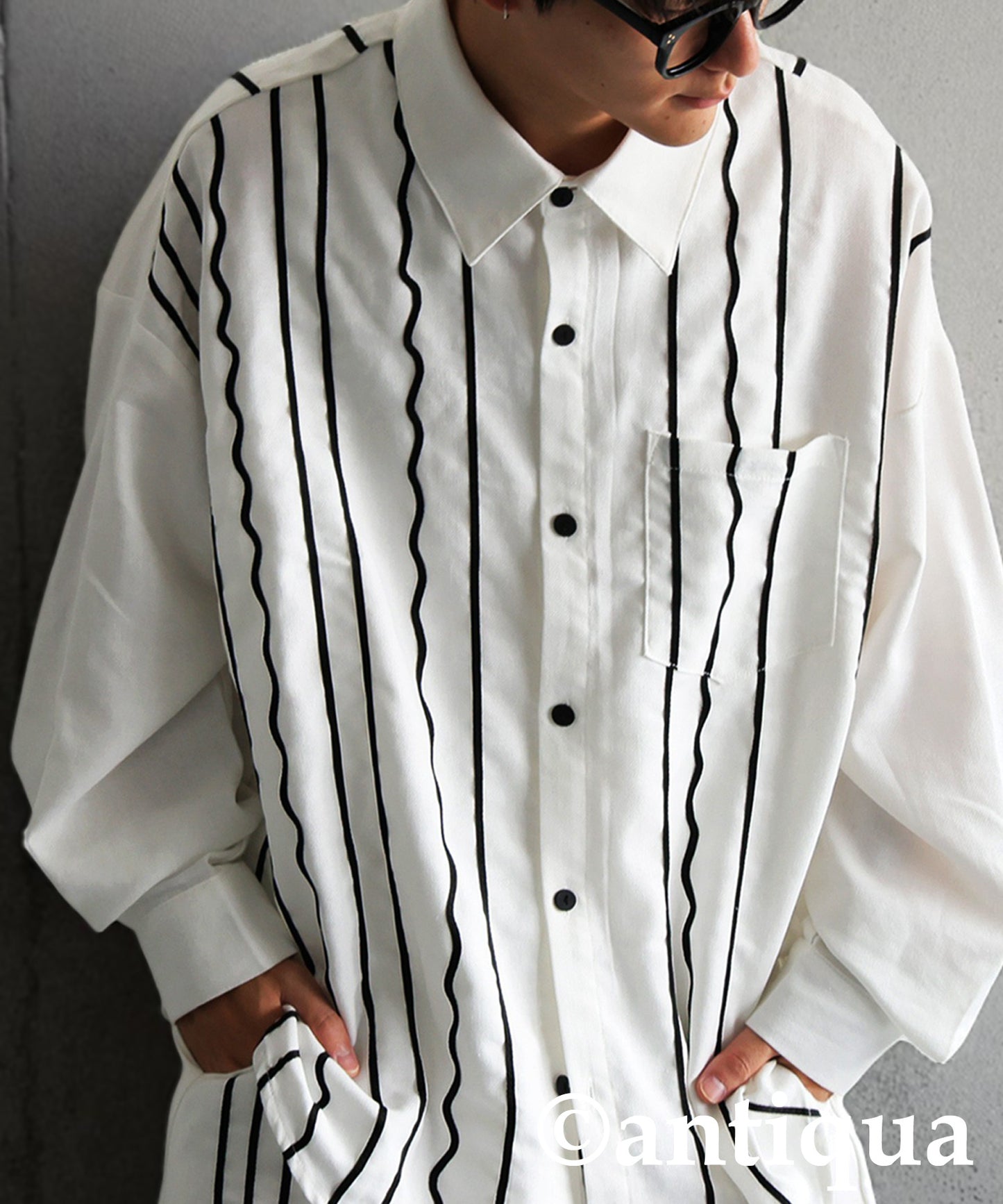 KYO Cord Embroidered Shirt Men's