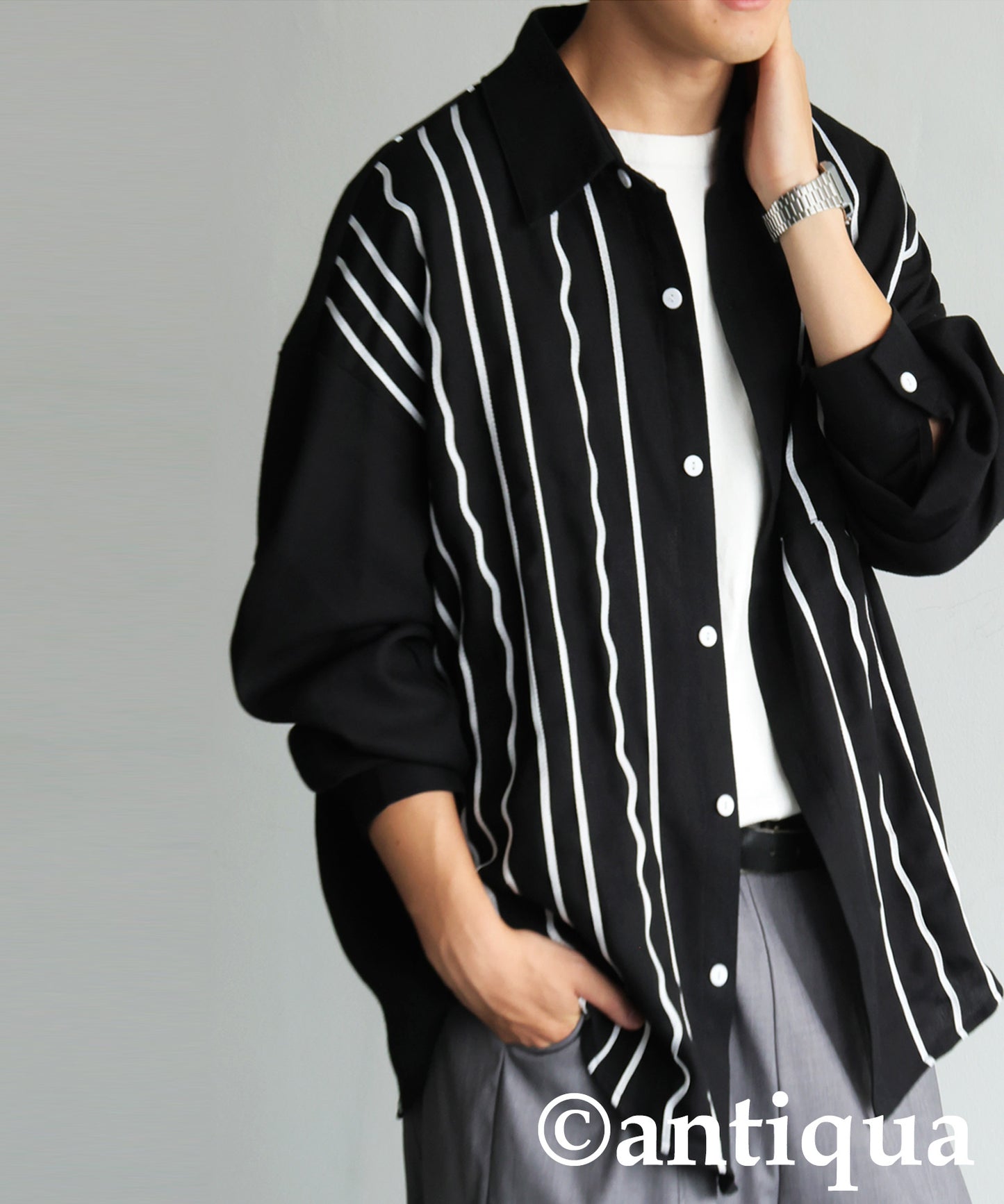 KYO Cord Embroidered Shirt Men's