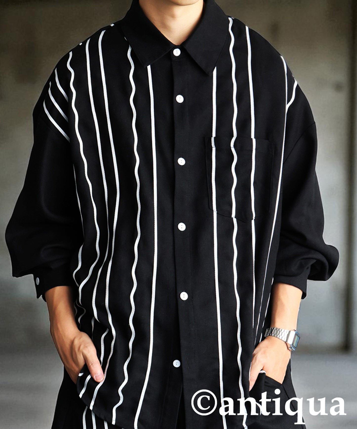 KYO Cord Embroidered Shirt Men's