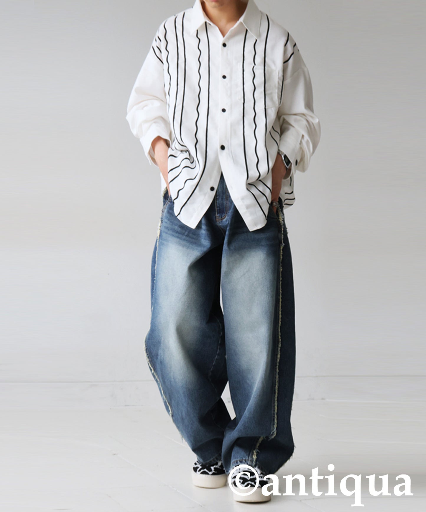 KYO Cord Embroidered Shirt Men's