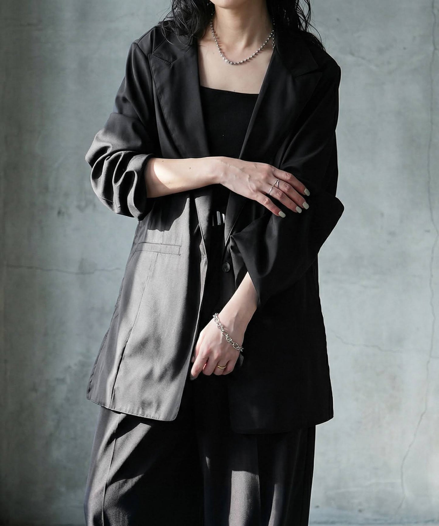 Side-Zip Tailored Jacket Ladies
