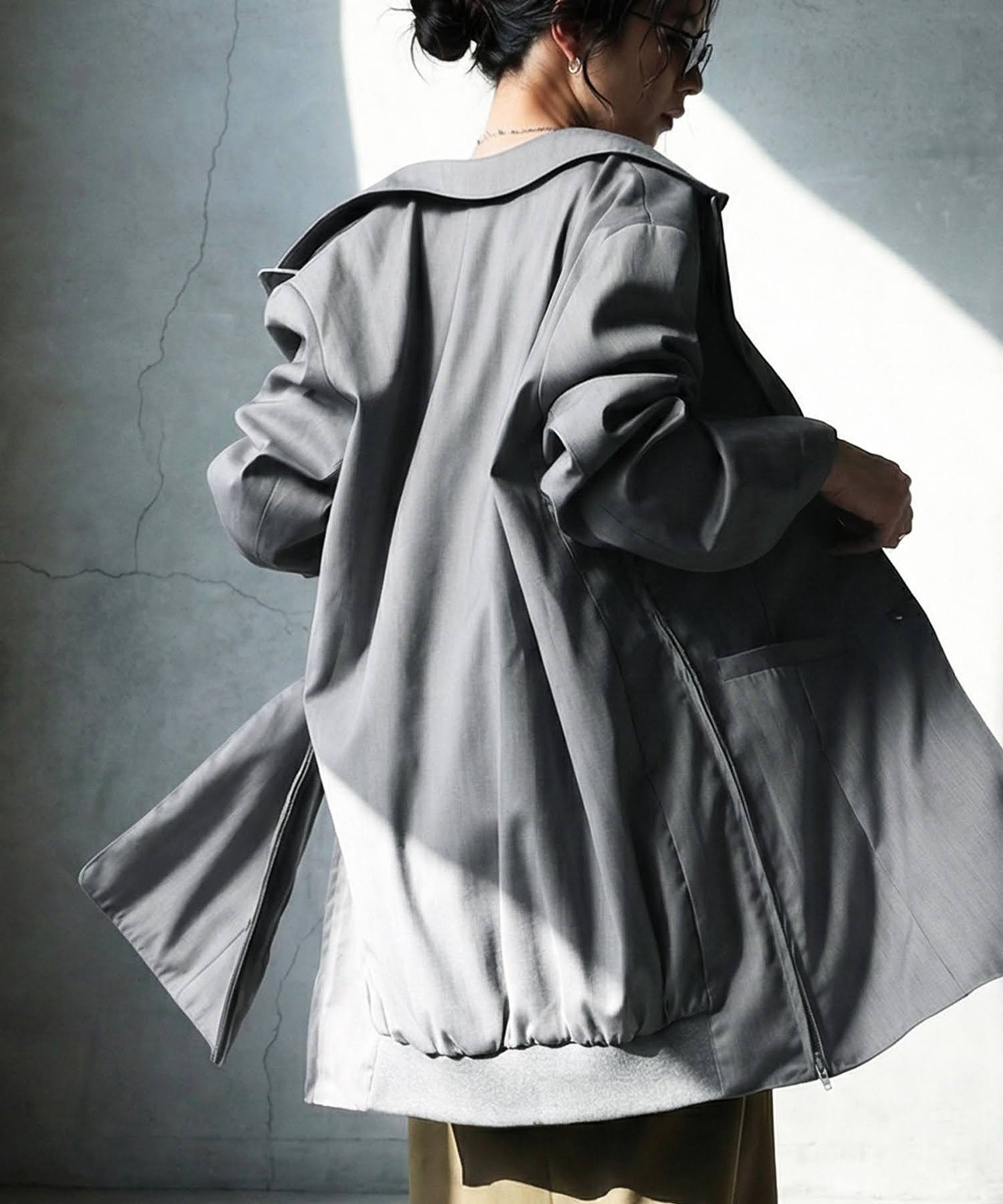 Side-Zip Tailored Jacket Ladies