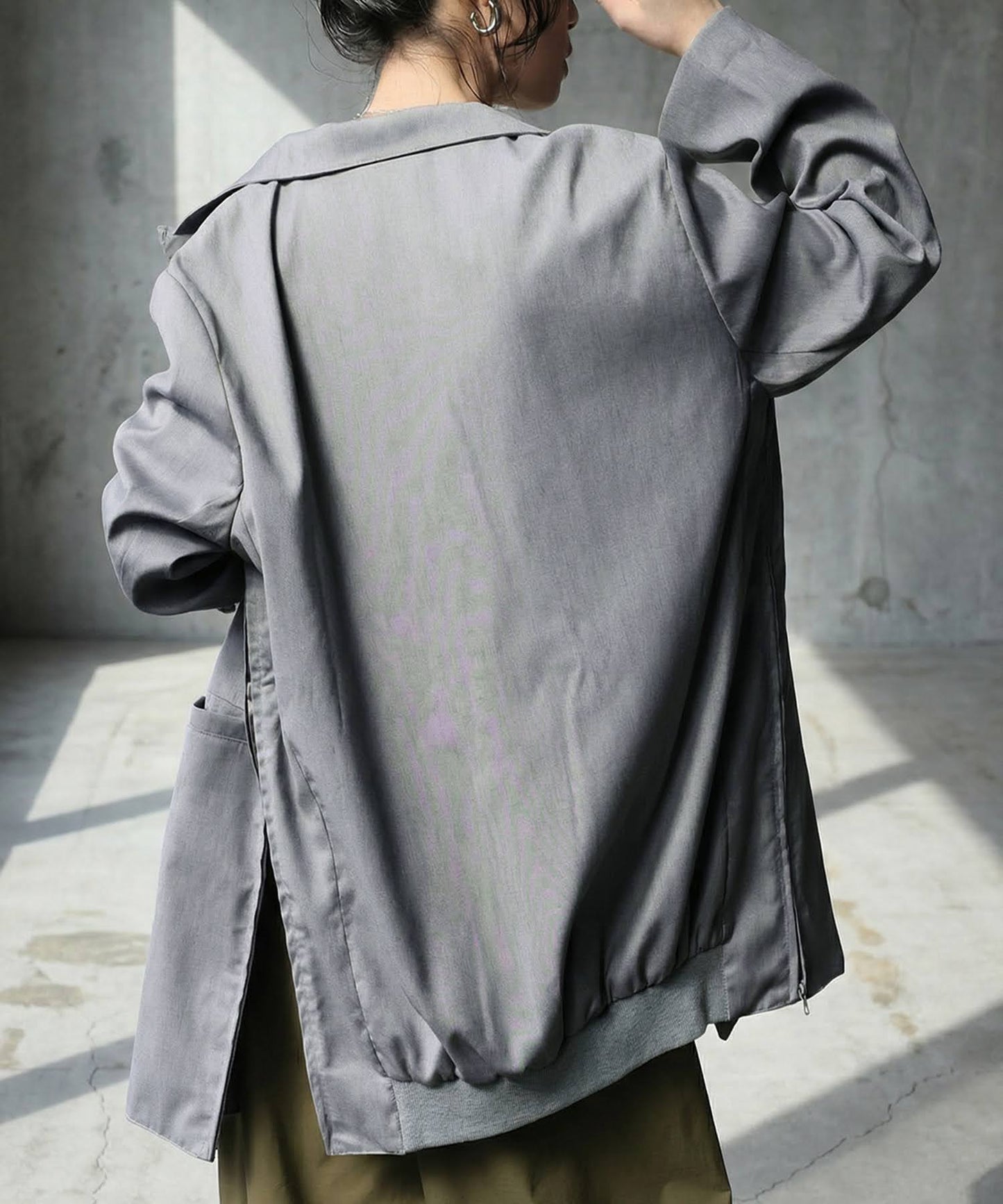 Side-Zip Tailored Jacket Ladies