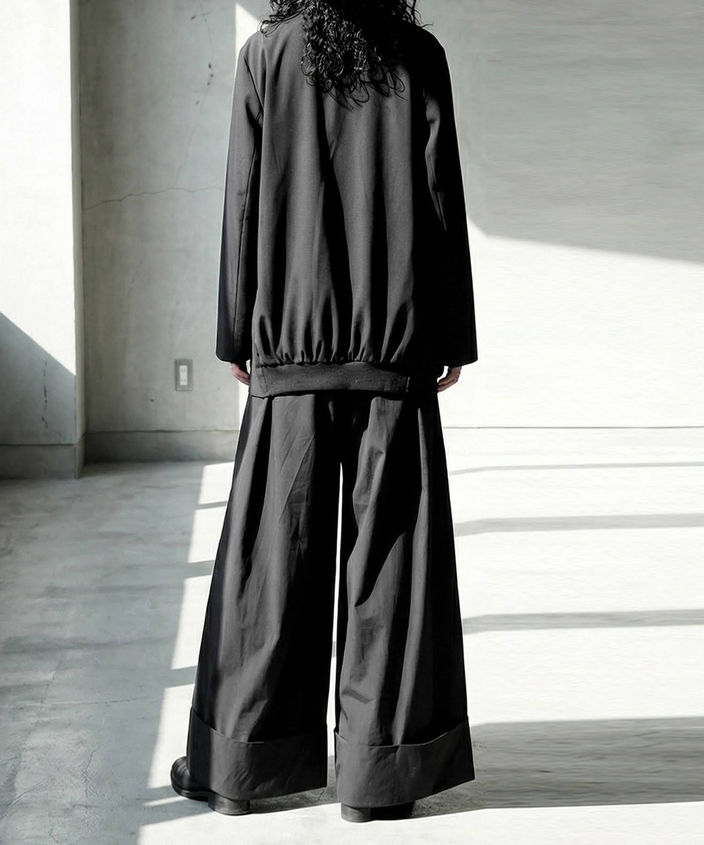 Tuck Wide Pants Ladies