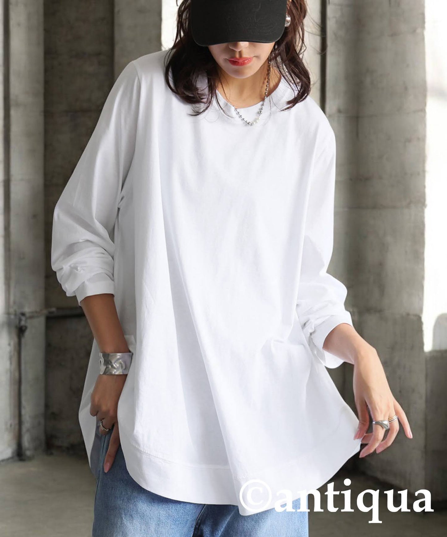 KYO Ladies Asymmetrical Long Sleeve T-Shirt