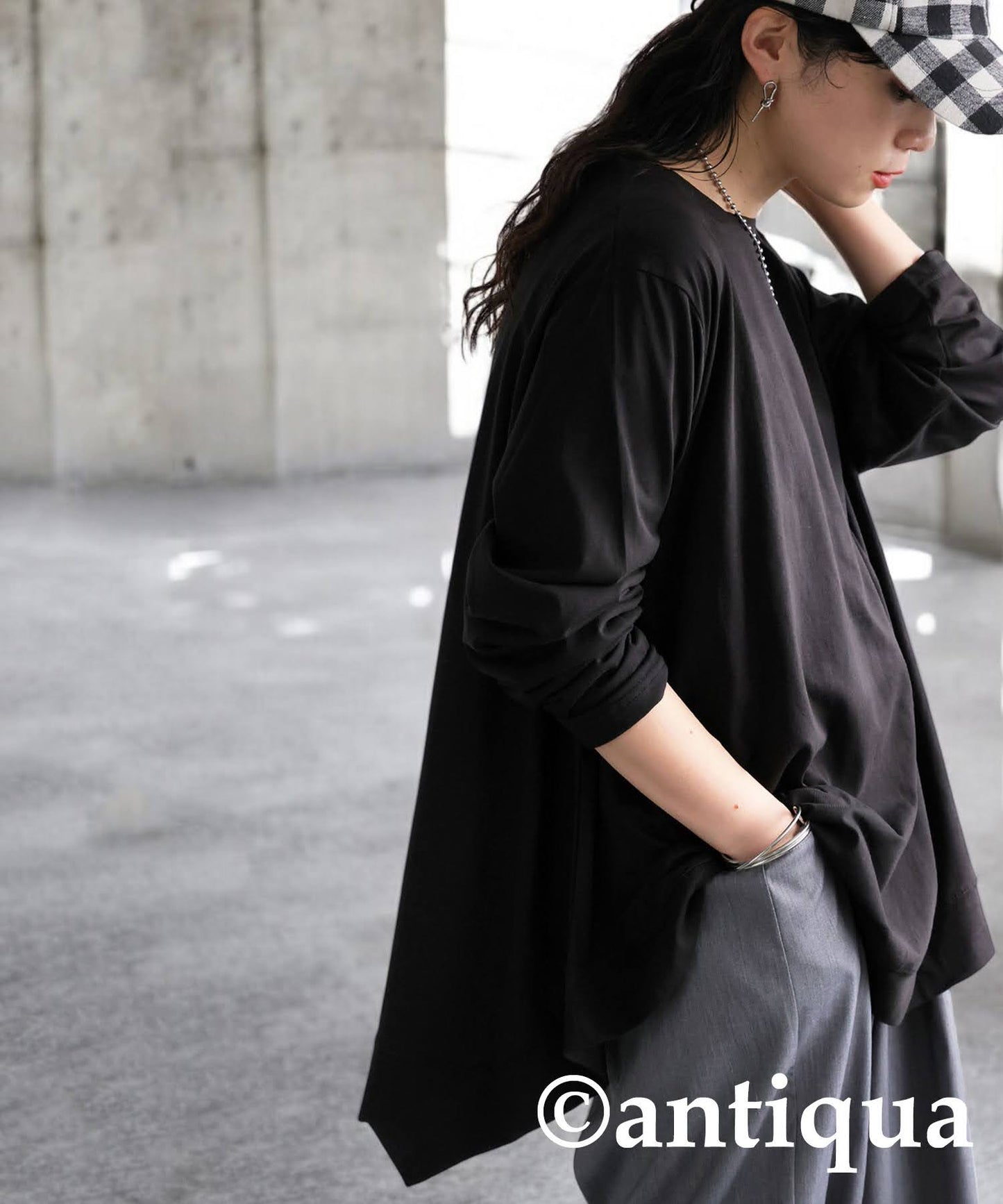 KYO Ladies Asymmetrical Long Sleeve T-Shirt