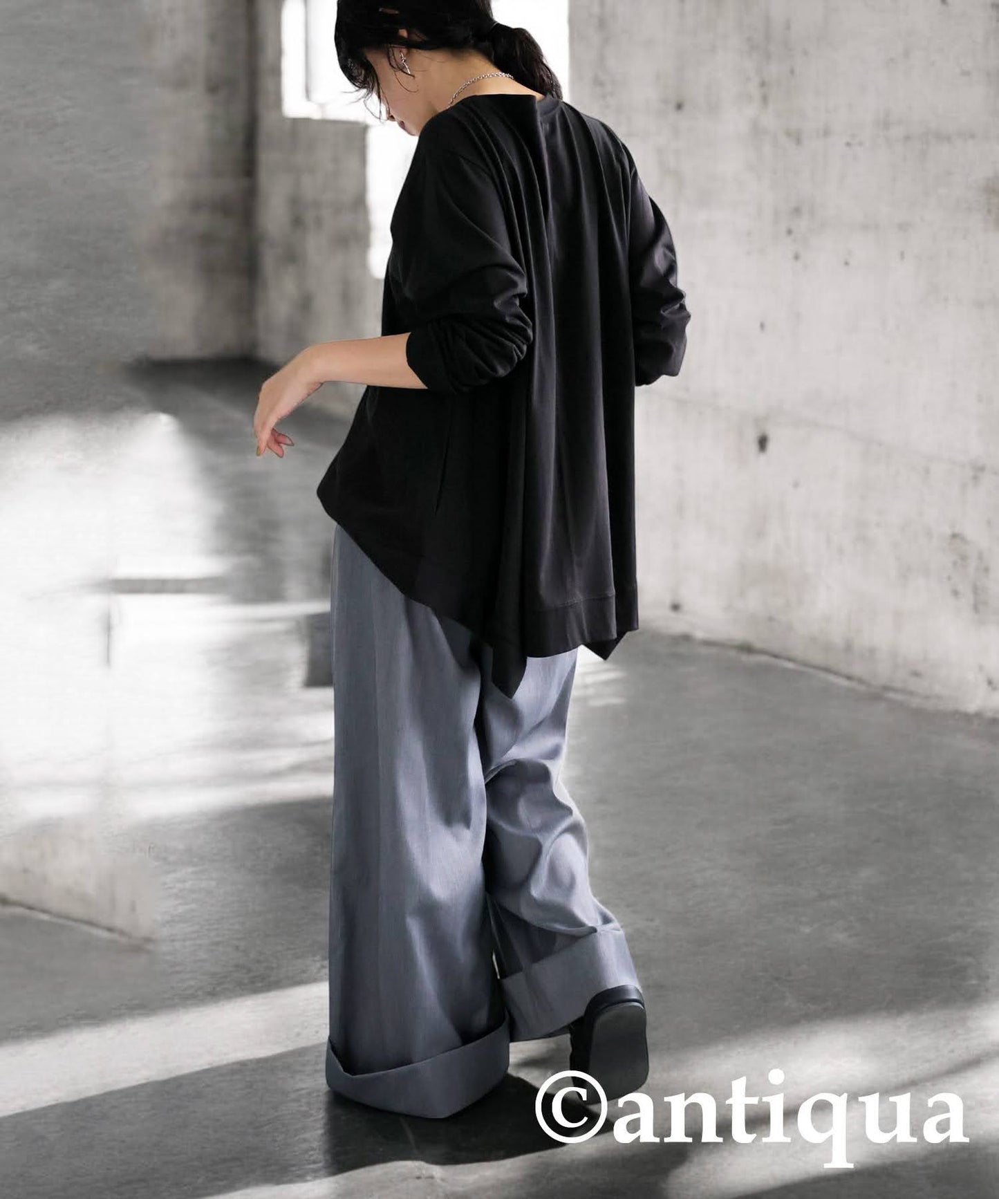 KYO Ladies Asymmetrical Long Sleeve T-Shirt