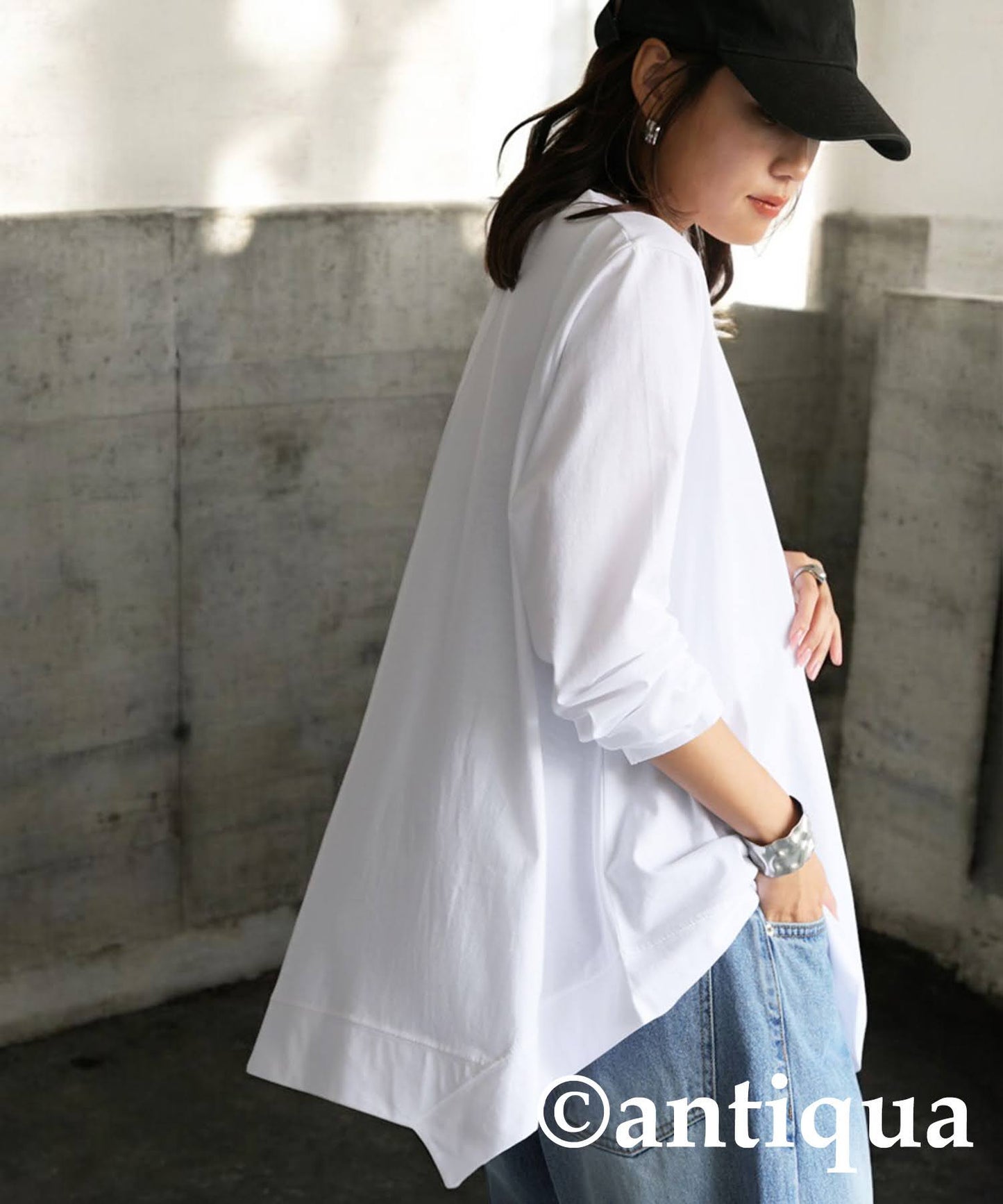 KYO Ladies Asymmetrical Long Sleeve T-Shirt
