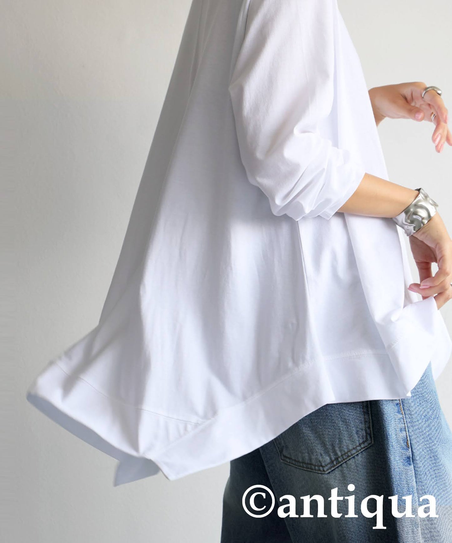 KYO Ladies Asymmetrical Long Sleeve T-Shirt