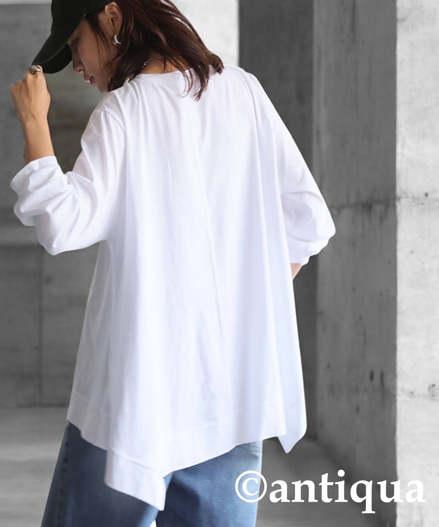 KYO Ladies Asymmetrical Long Sleeve T-Shirt