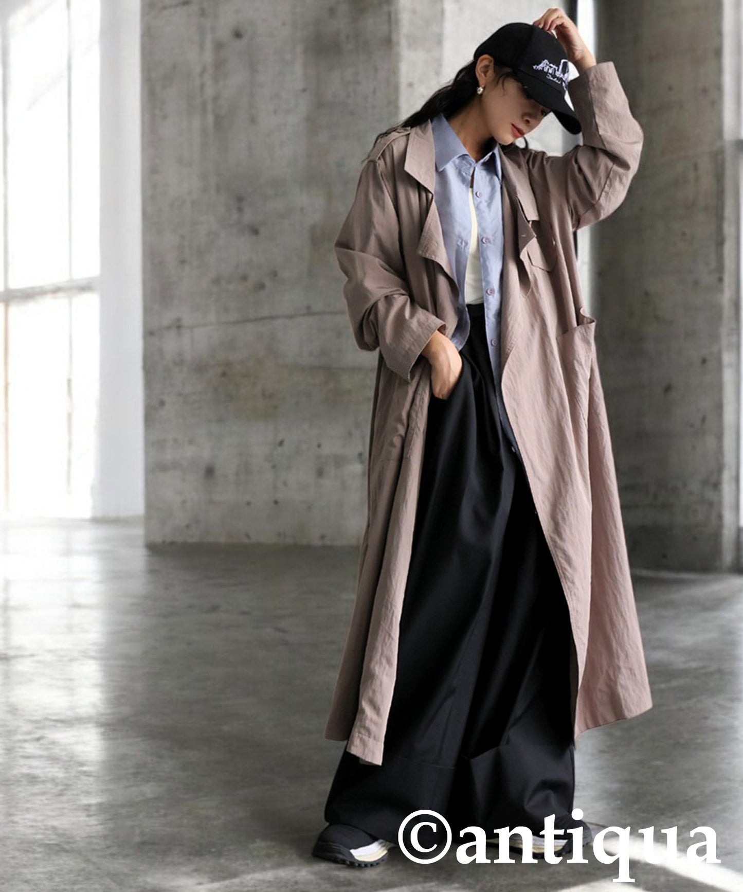 Trench Topper Coat Ladies