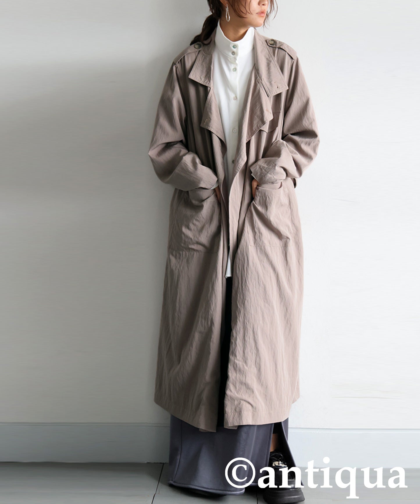 Trench Topper Coat Ladies