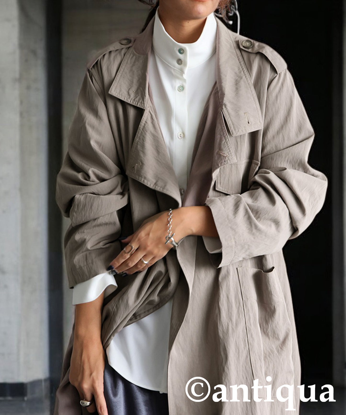 Trench Topper Coat Ladies