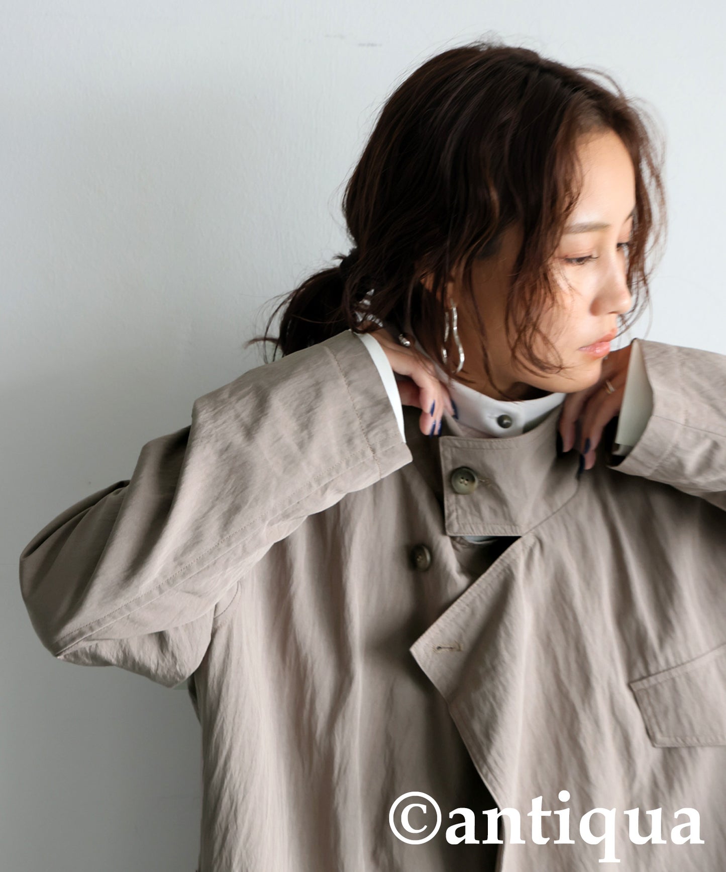 Trench Topper Coat Ladies