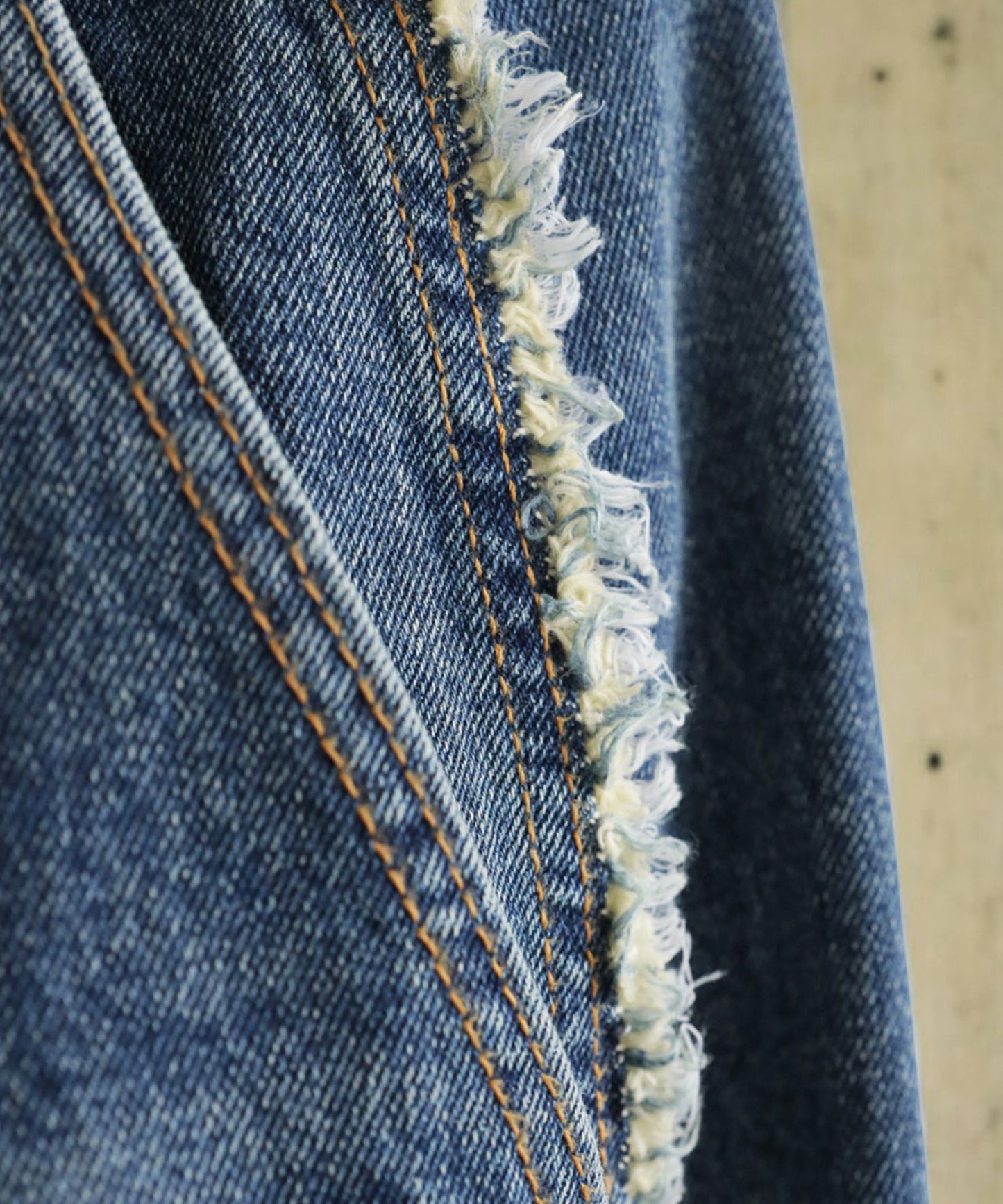 KYO Fringe Denim Pants Ladies