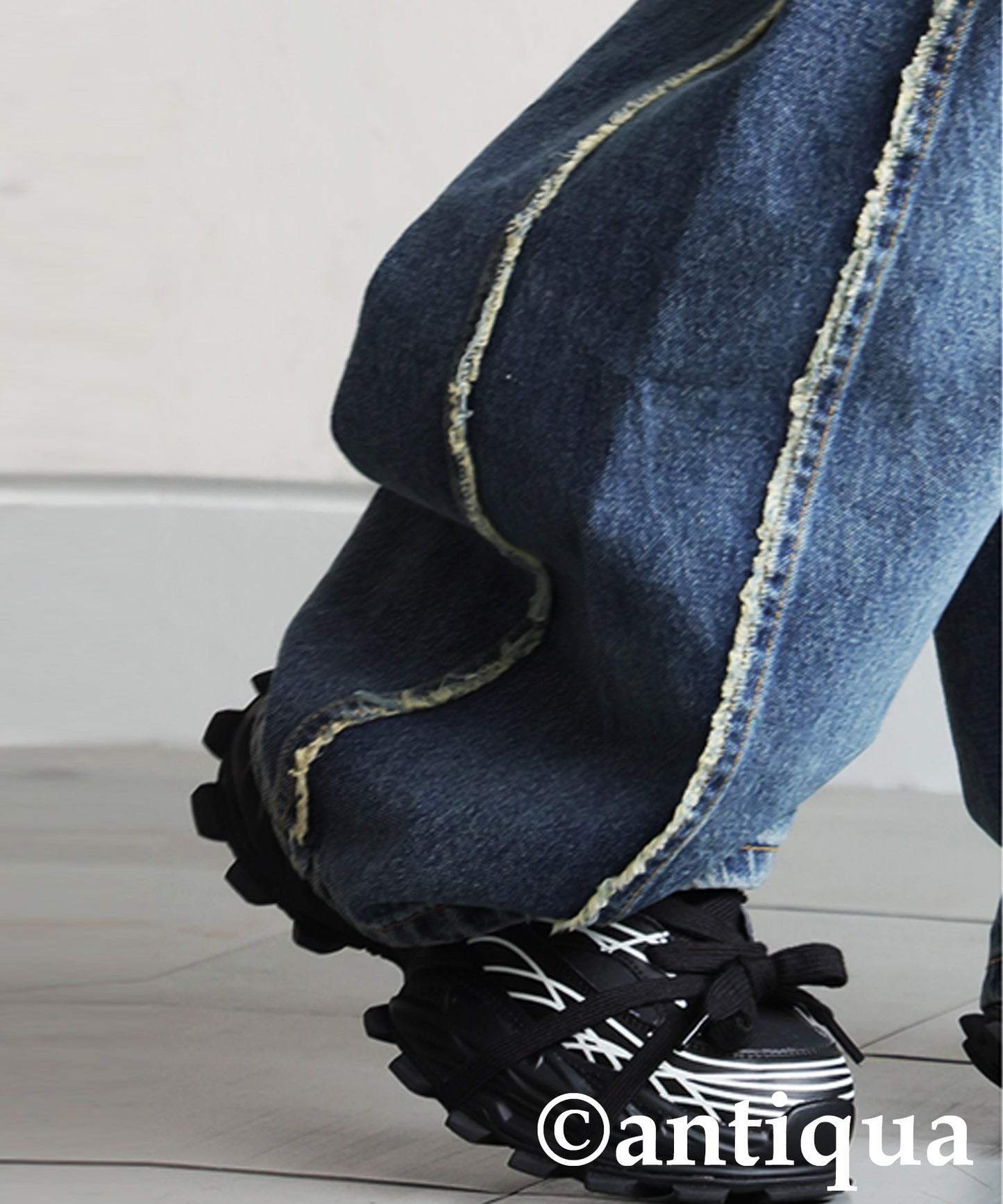 KYO Fringe Denim Pants Ladies