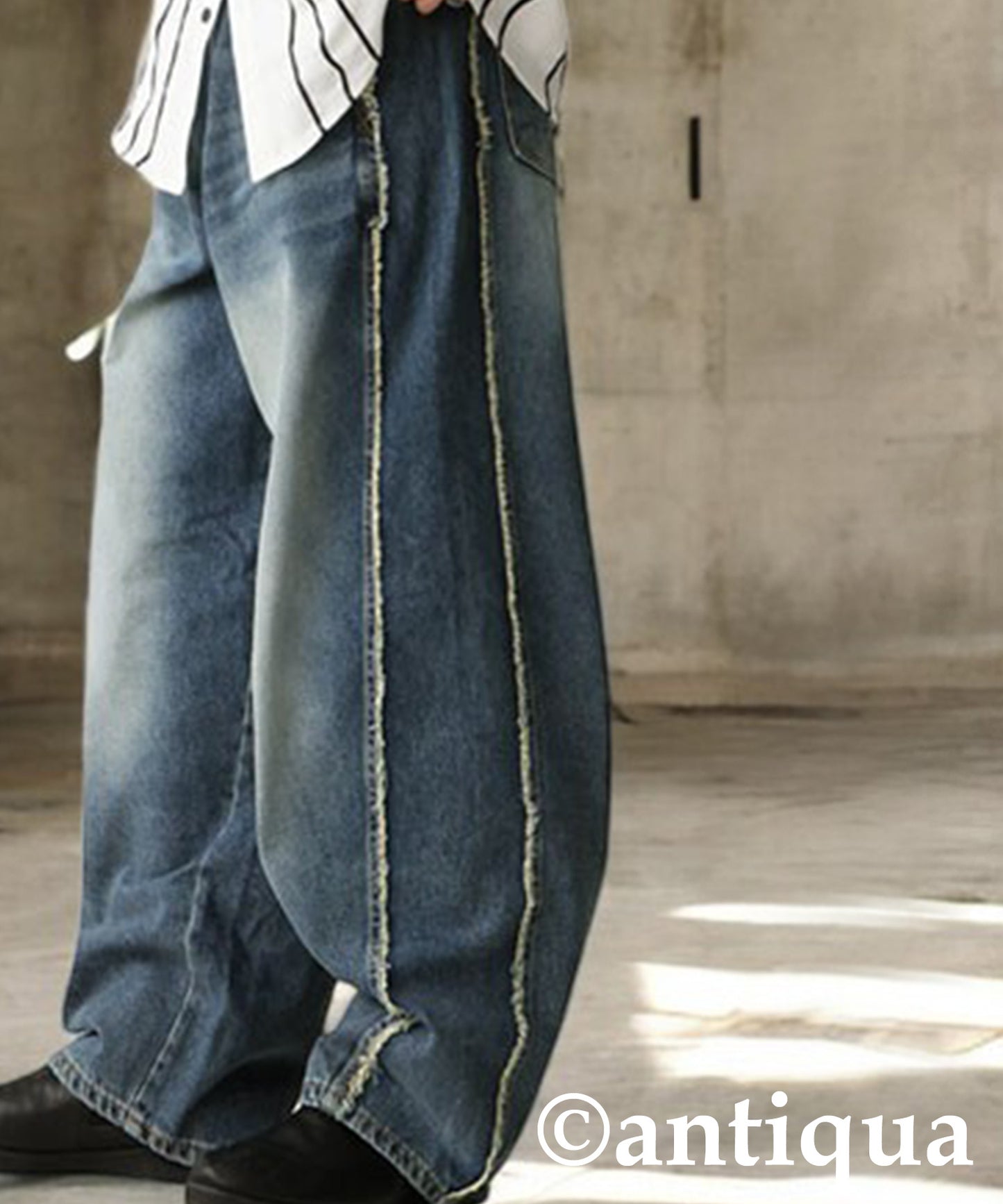 KYO Fringe Denim Pants Men's