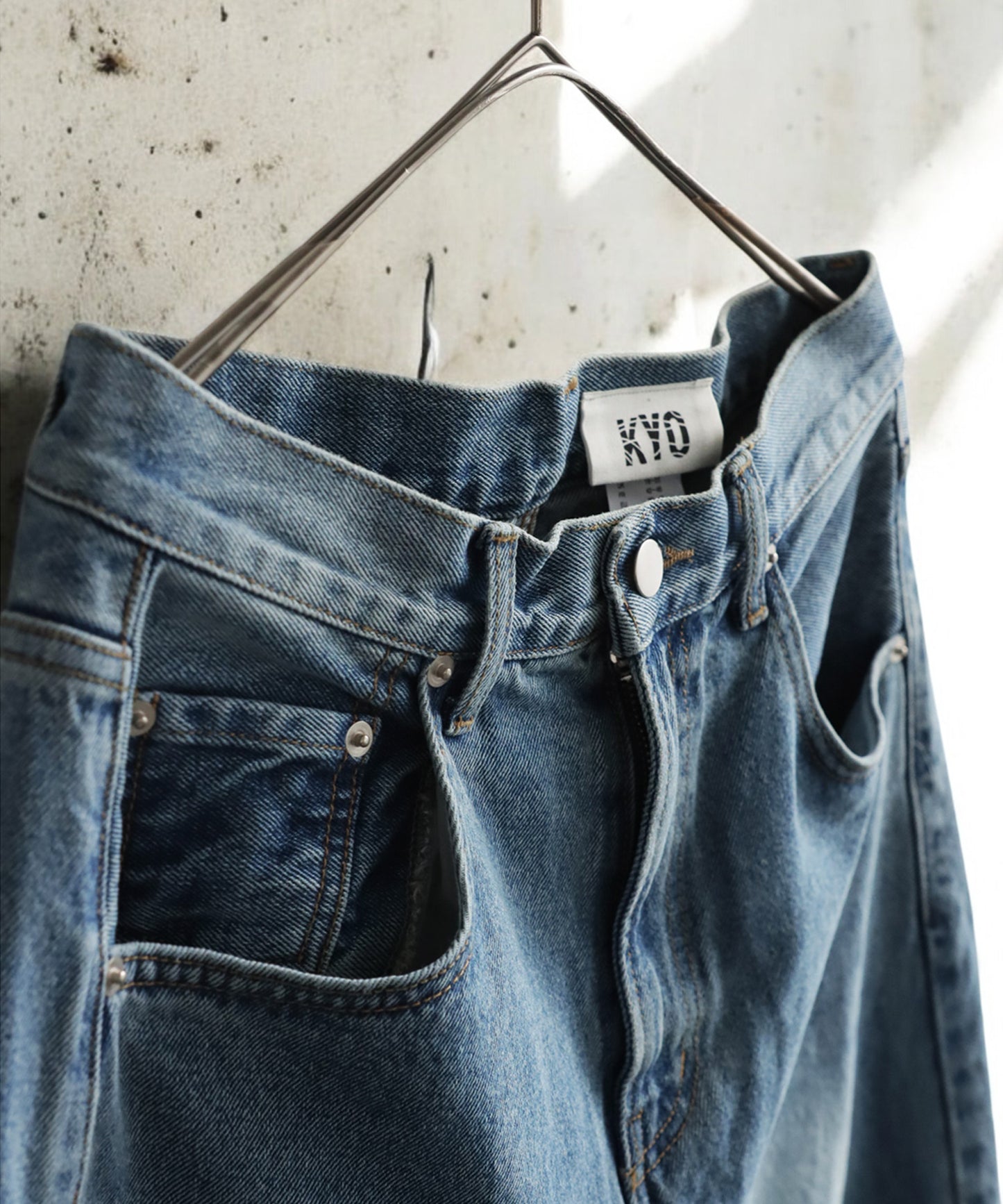 KYO Ladies Fringe Curve Denim Pants