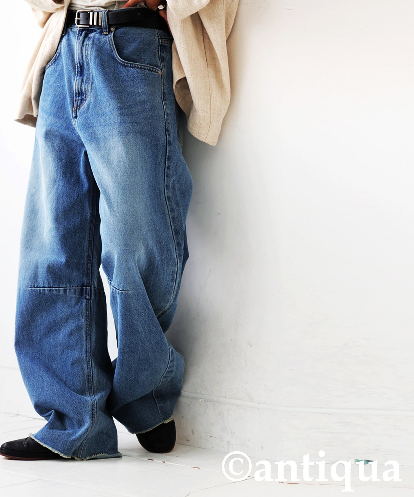 KYO Ladies Fringe Curve Denim Pants