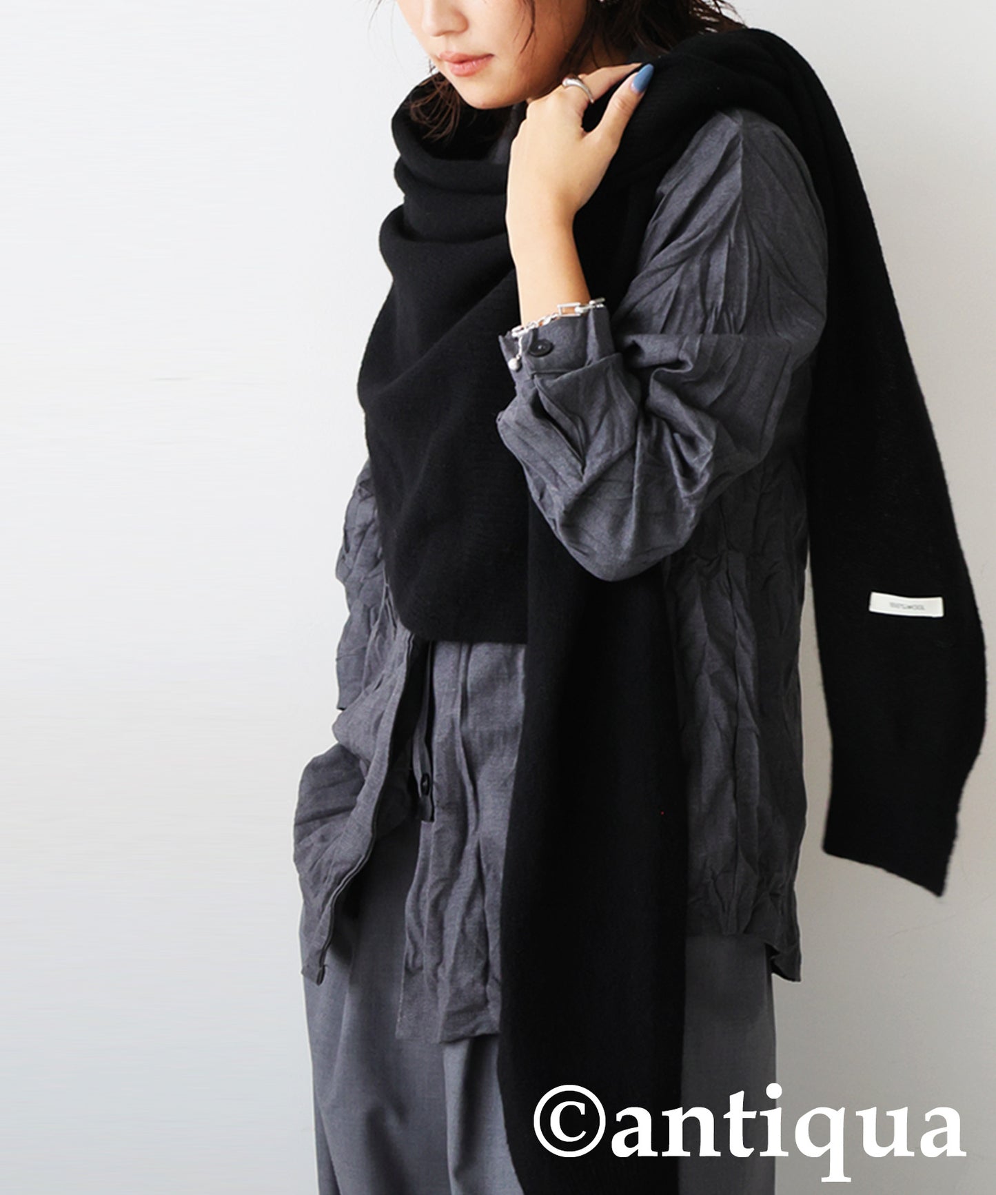 Deformed Design Scarf Ladies