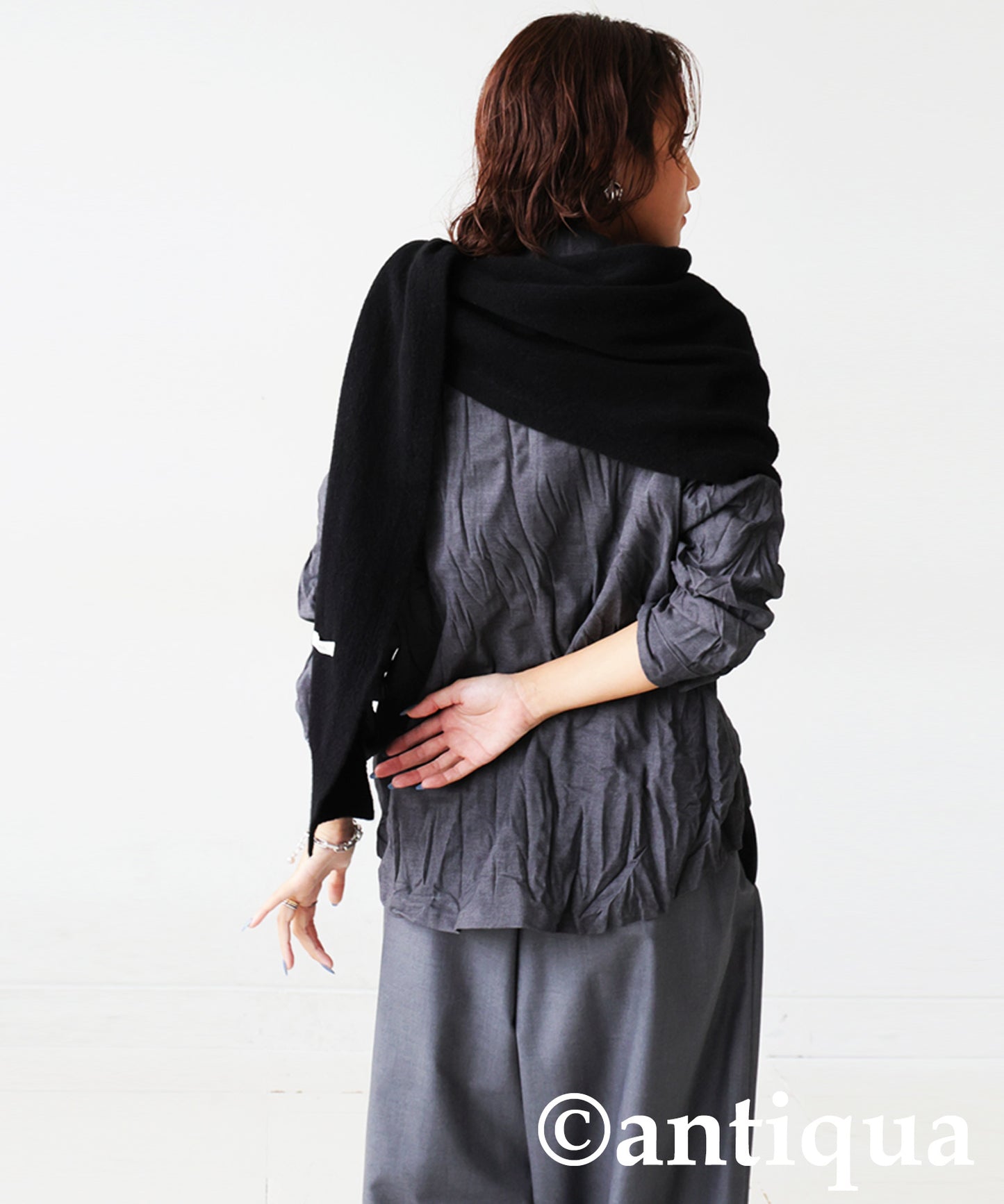 Deformed Design Scarf Ladies