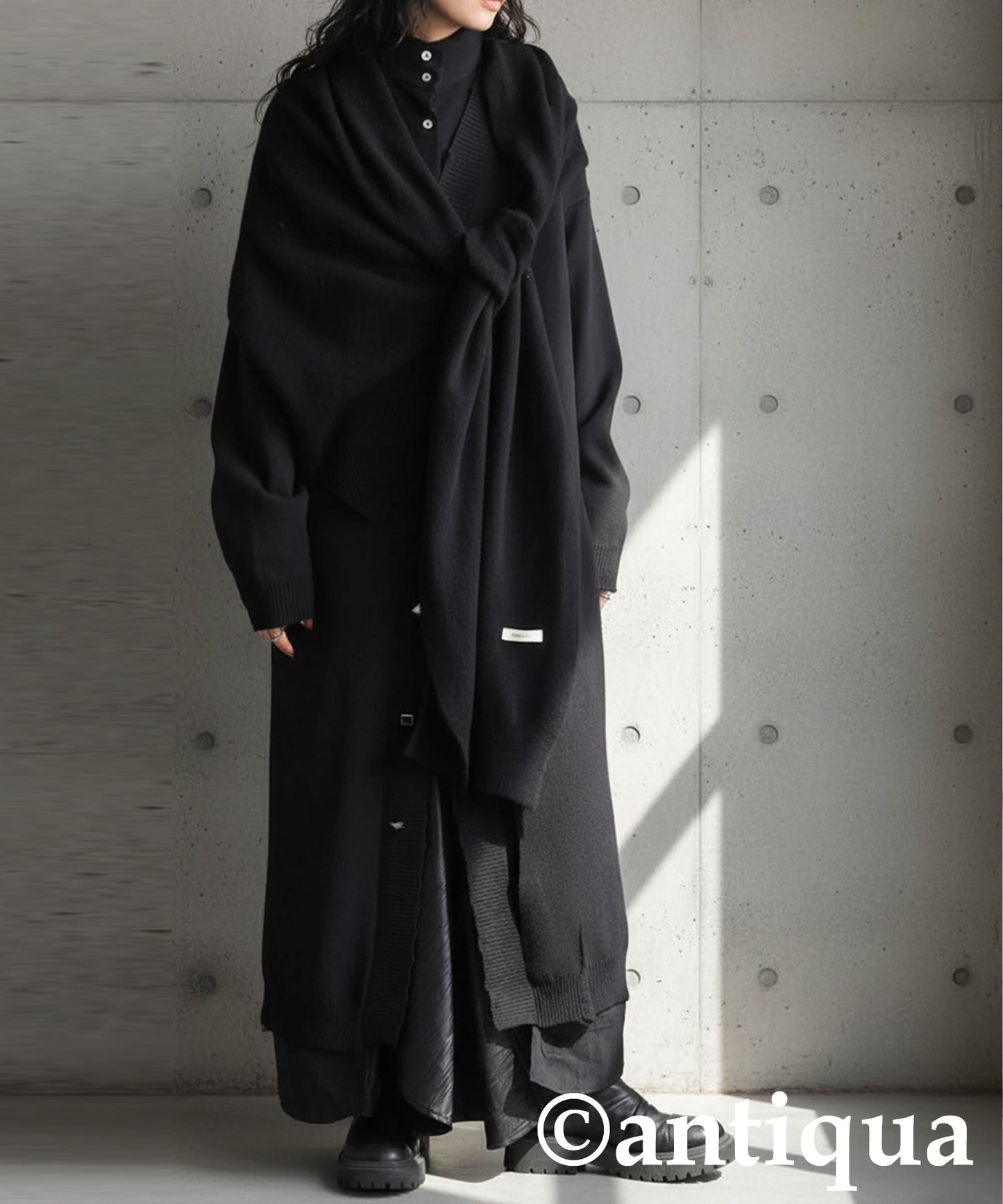 Deformed Design Scarf Ladies