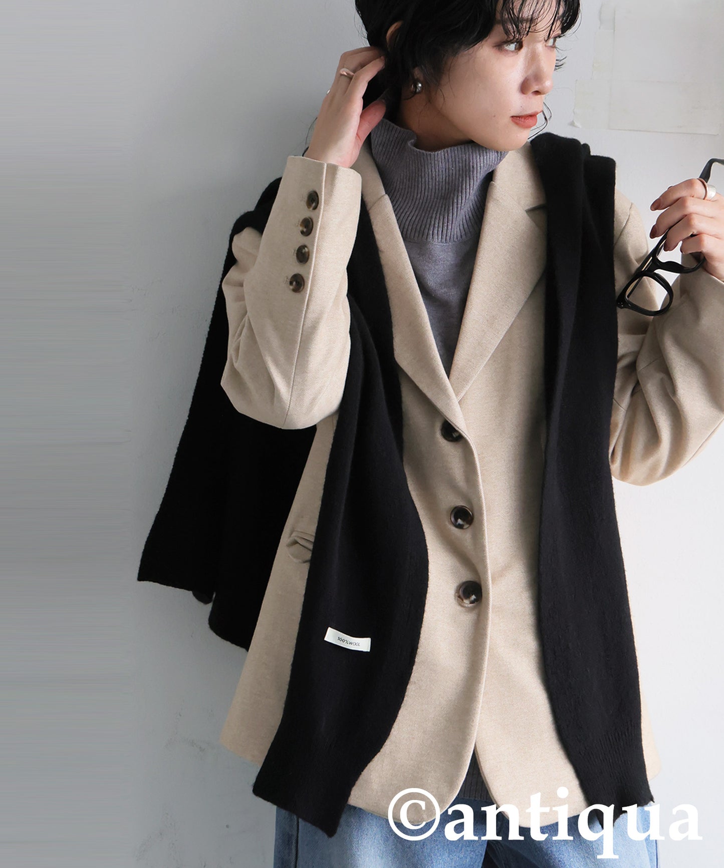 Deformed Design Scarf Ladies