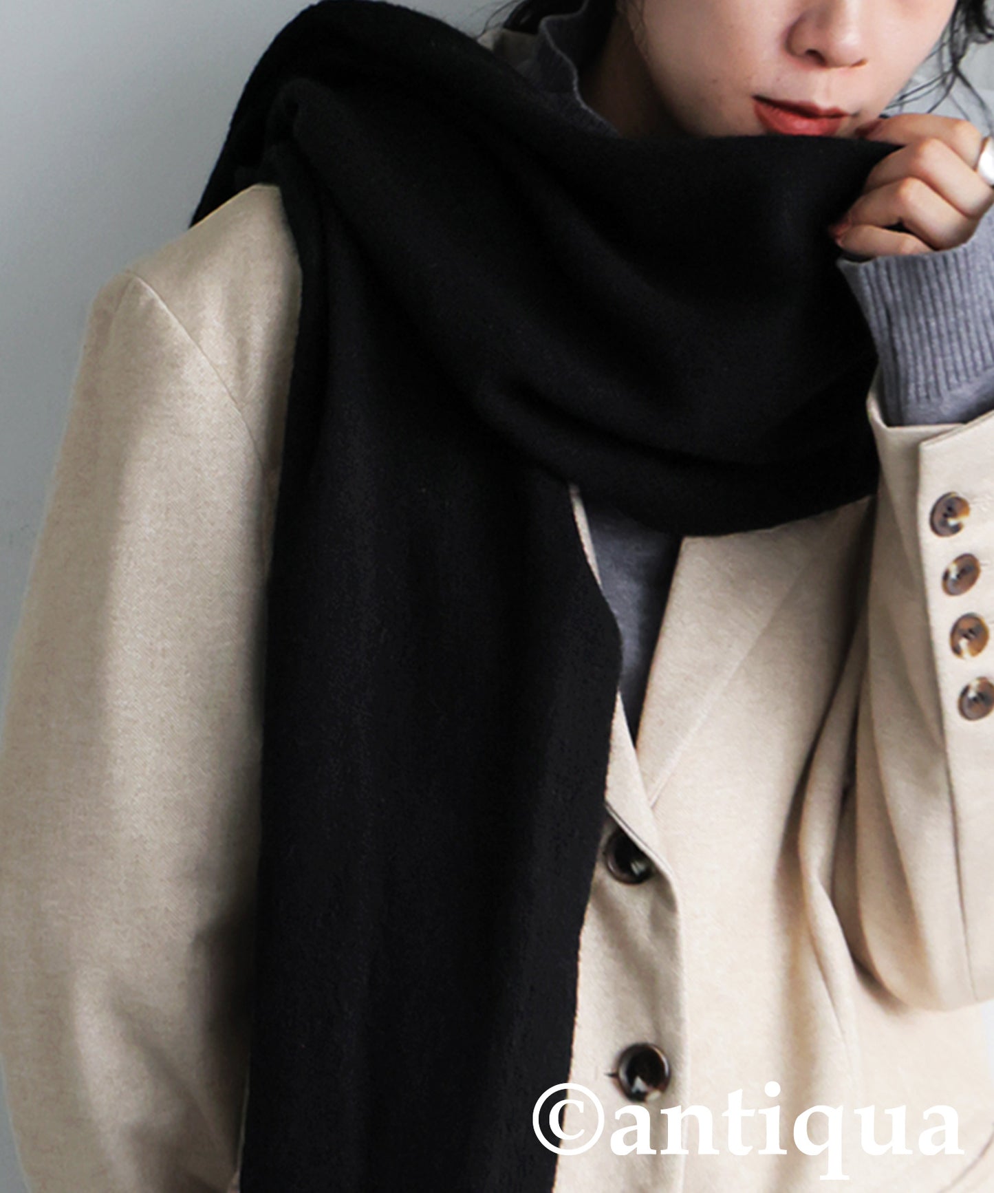 Deformed Design Scarf Ladies