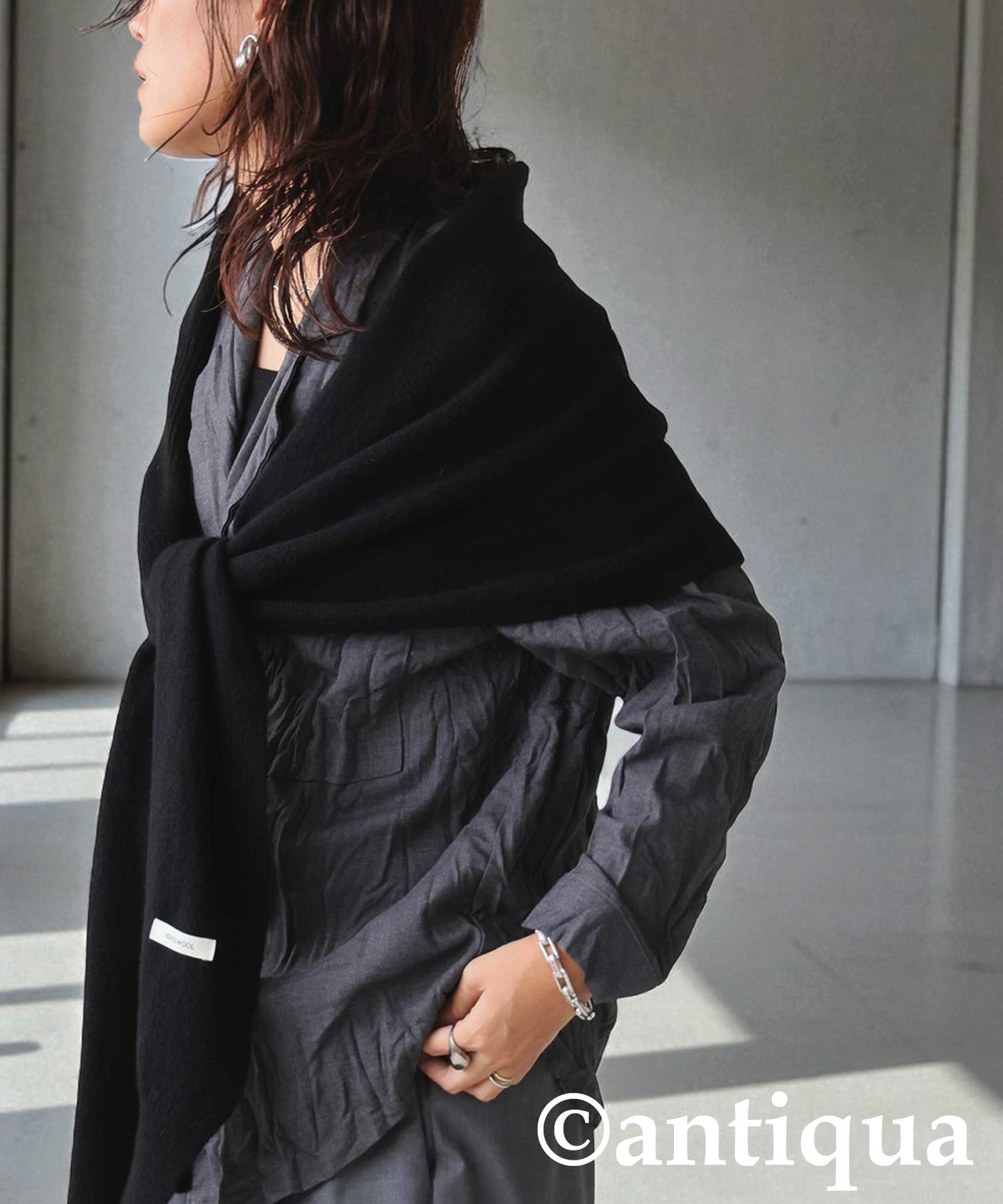 Deformed Design Scarf Ladies