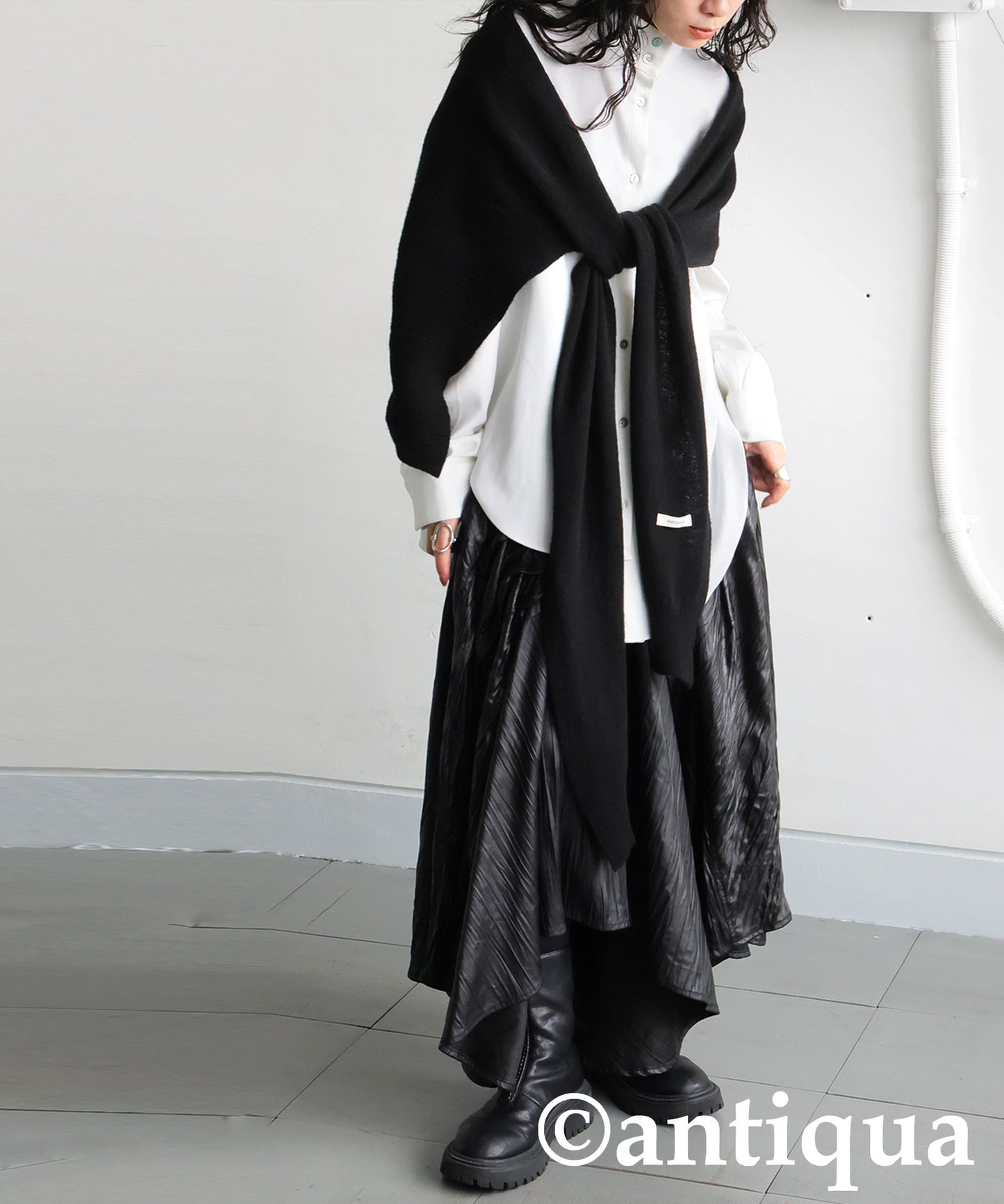 Deformed Design Scarf Ladies