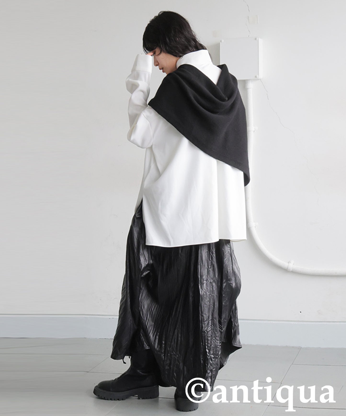 Deformed Design Scarf Ladies