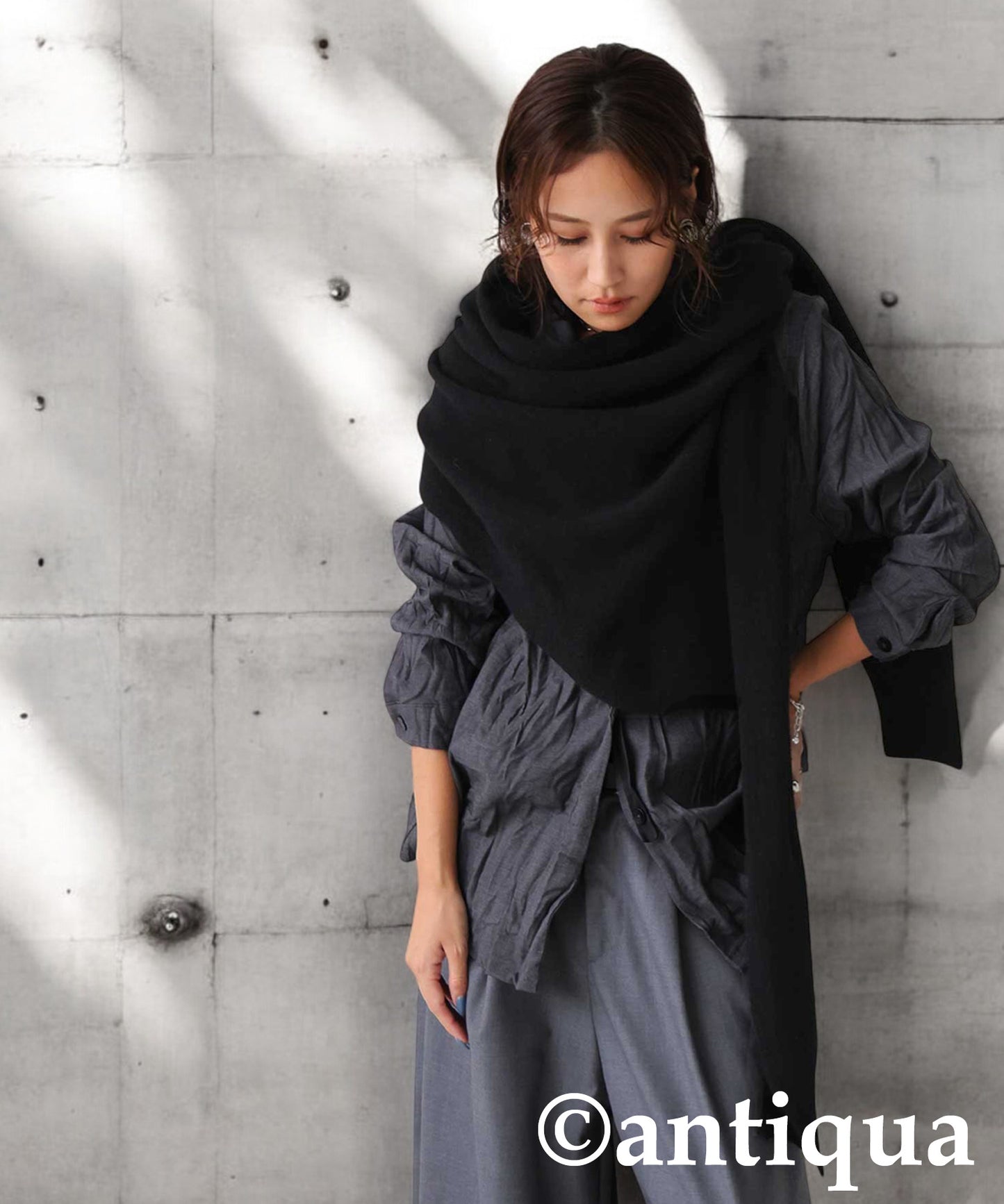 Deformed Design Scarf Ladies