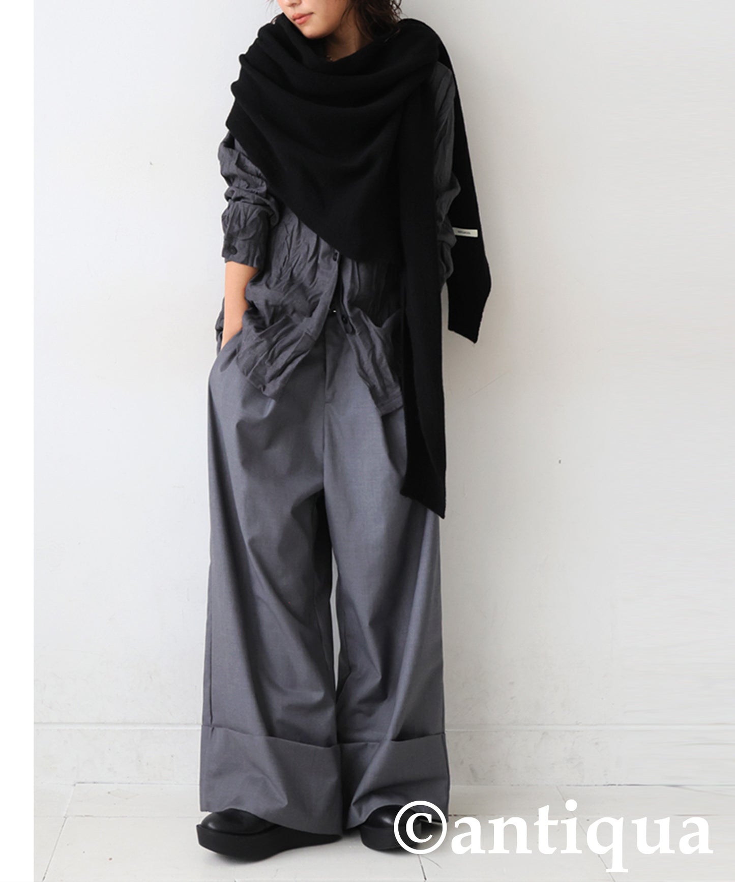 Deformed Design Scarf Ladies