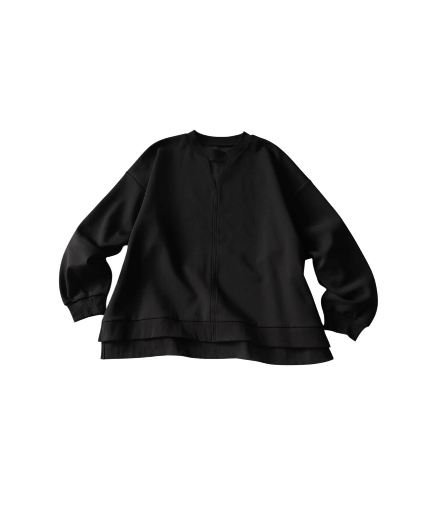 KYO Minimal Slit Neck Pullover Ladies