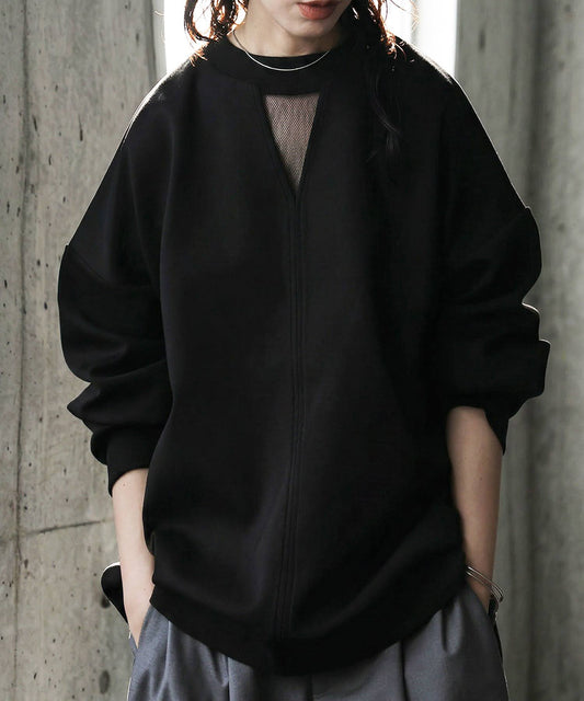 KYO Minimal Slit Neck Pullover Ladies