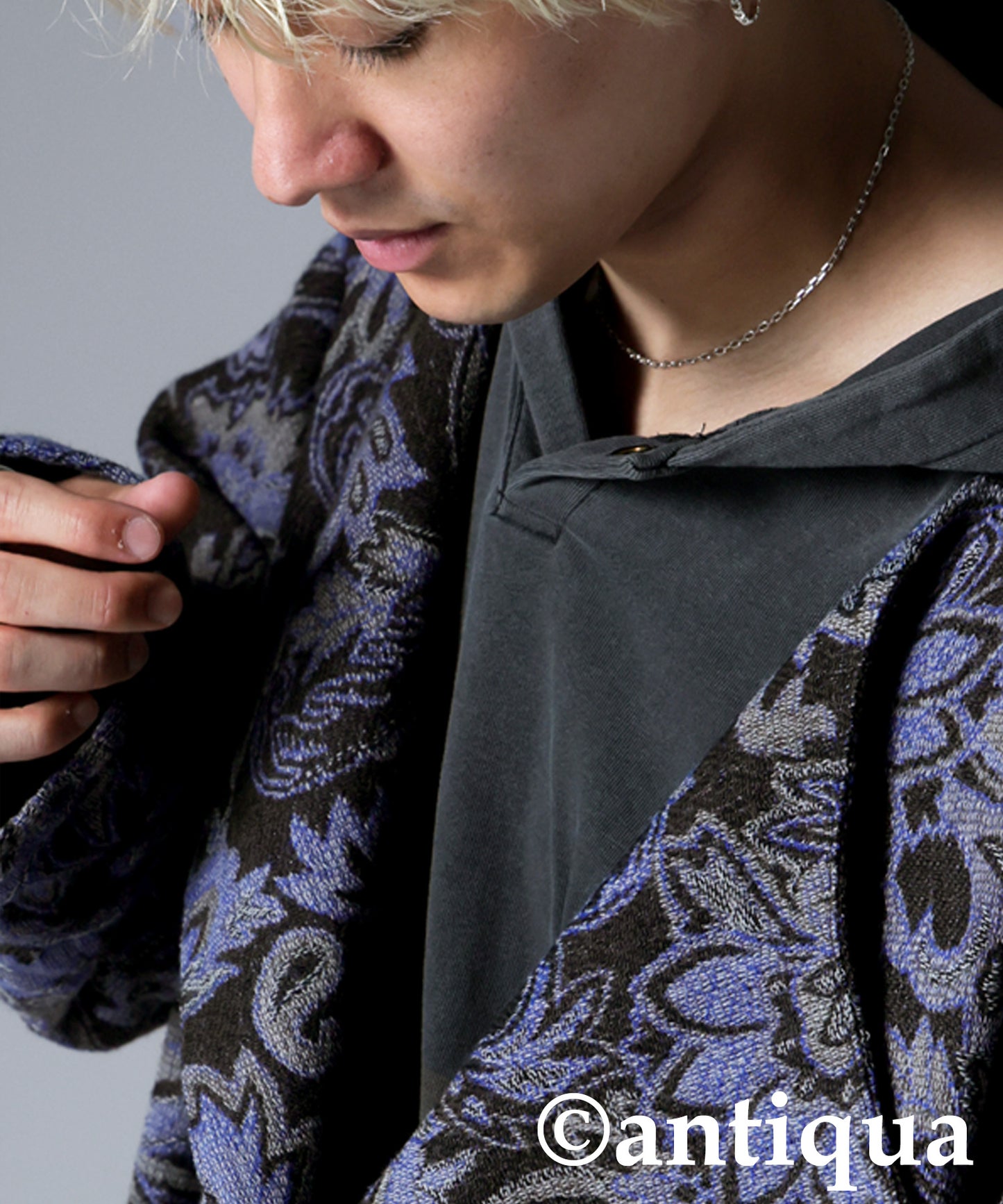 KYO Bishu-ori Paisley Pattern Coat Ladies