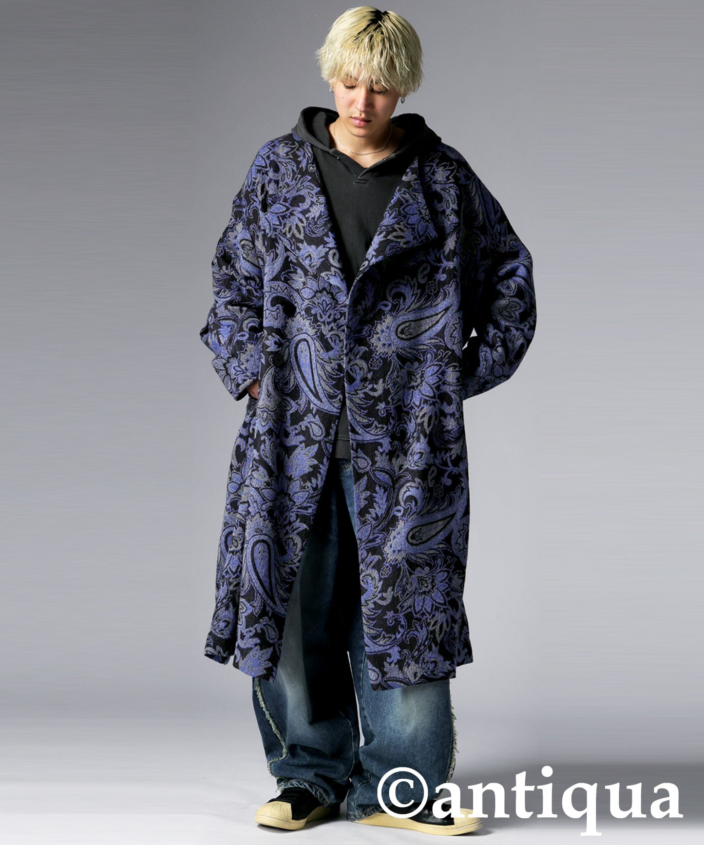 KYO Bishu-ori Paisley Pattern Coat Ladies