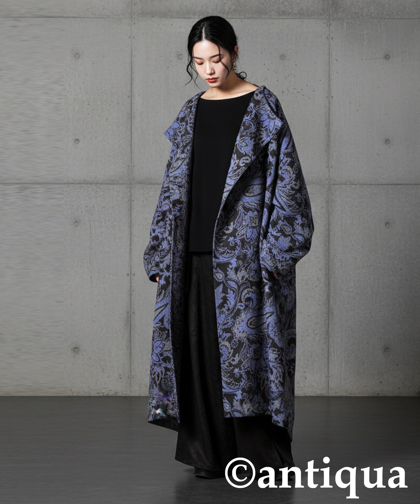 KYO Bishu-ori Paisley Pattern Coat Ladies