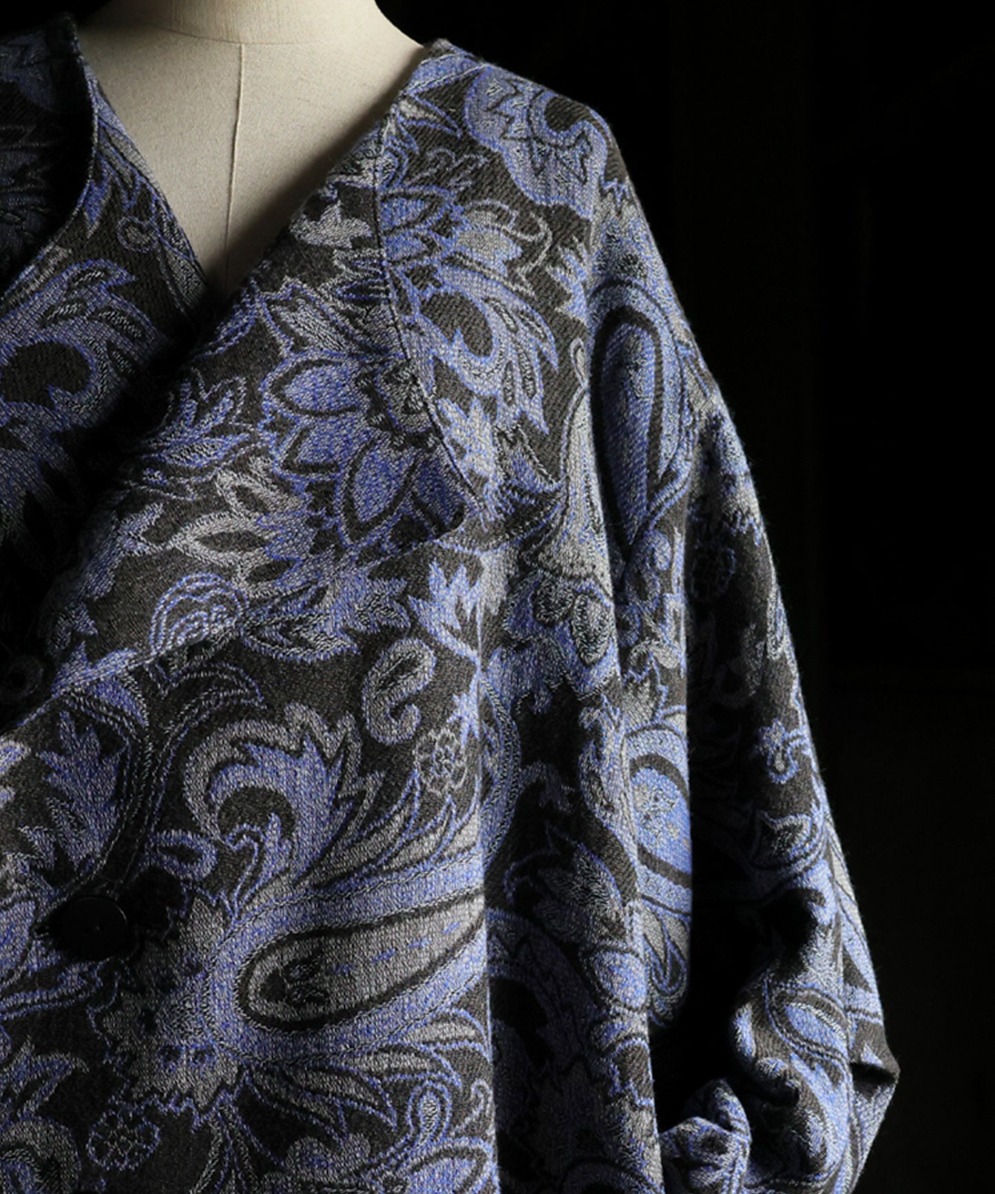 KYO Bishu-ori Paisley Pattern Coat Ladies