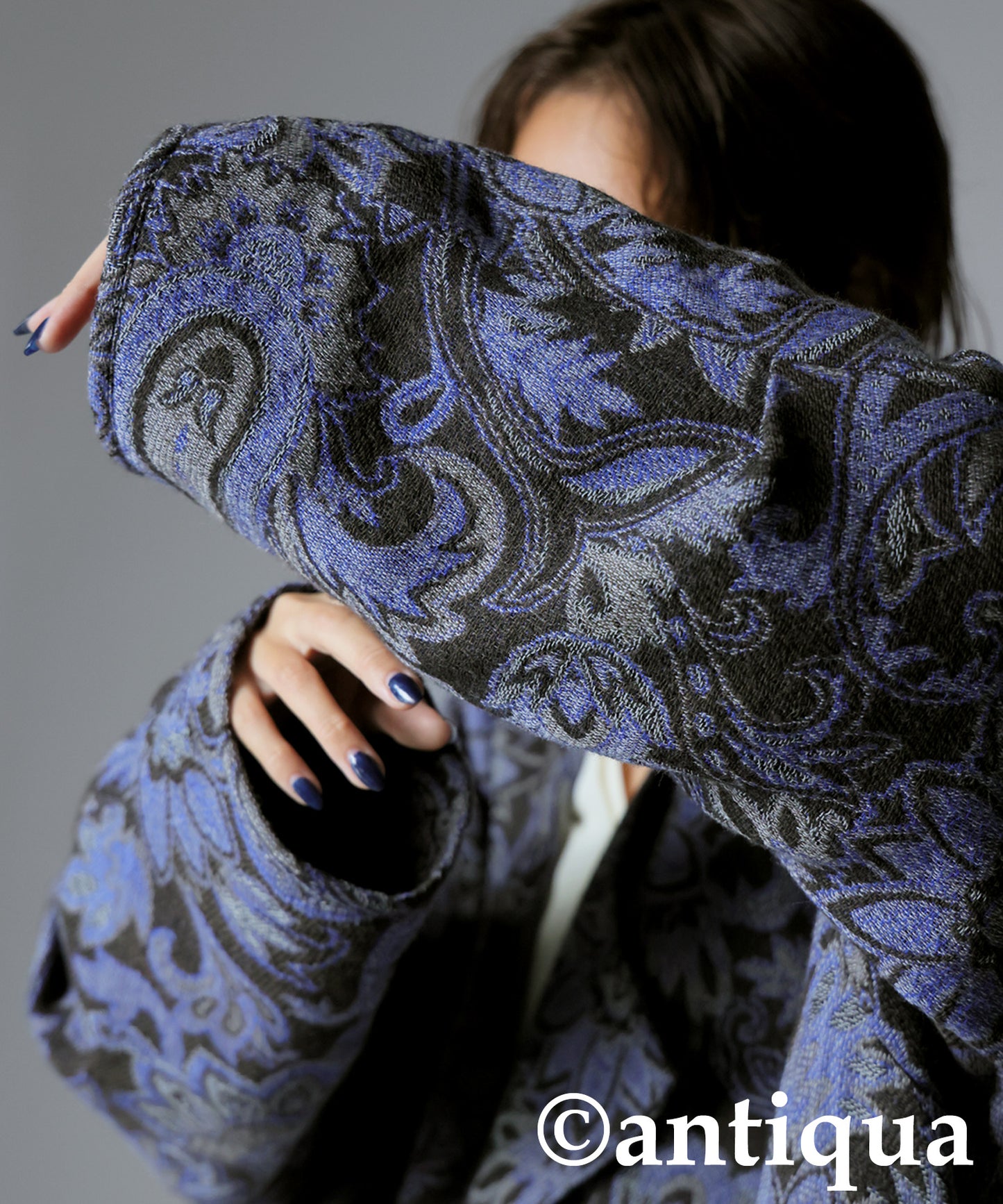 KYO Bishu-ori Paisley Pattern Coat Ladies