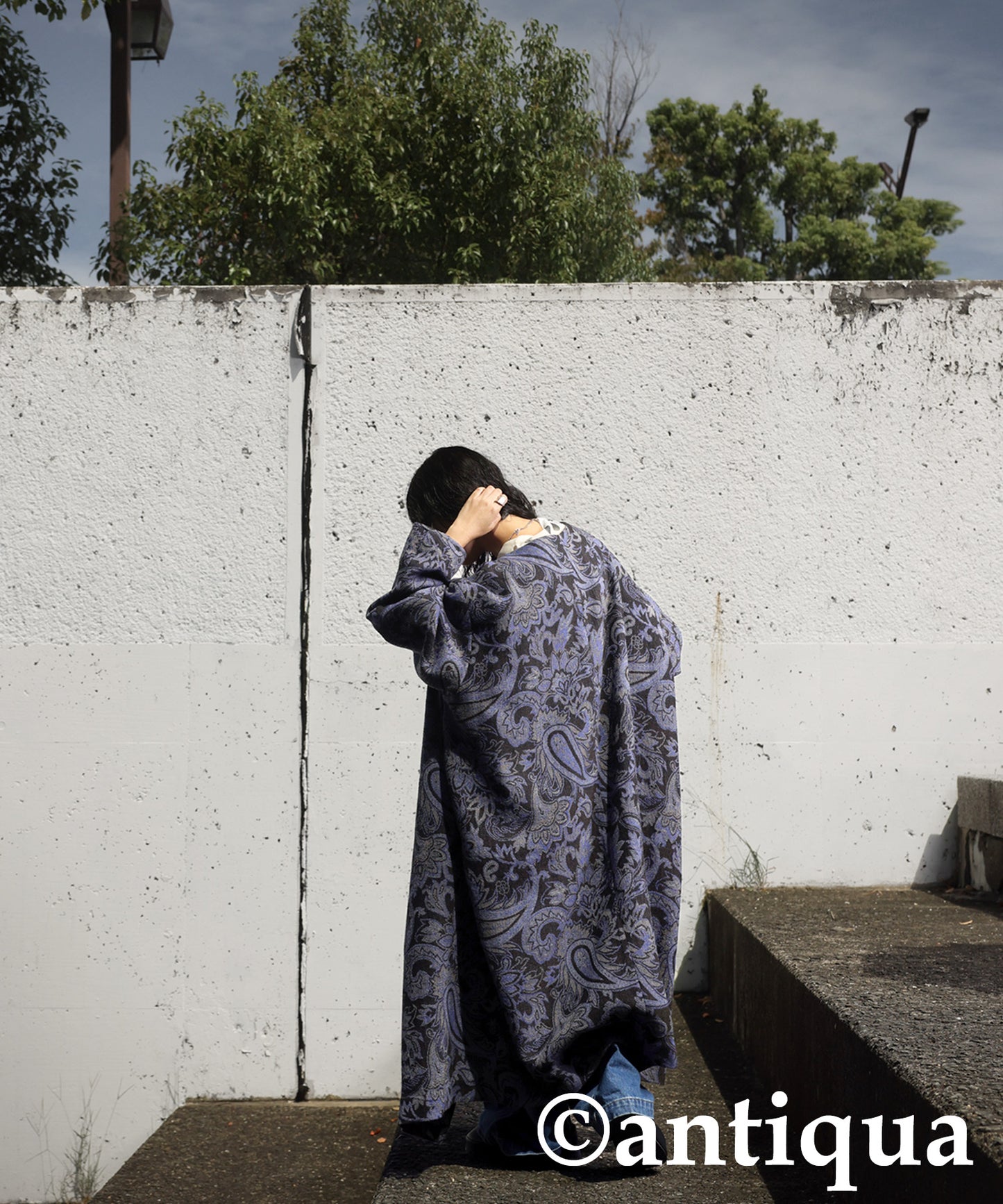 KYO Bishu-ori Paisley Pattern Coat Ladies