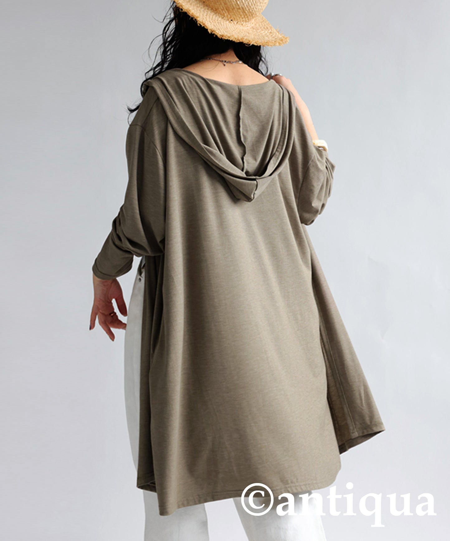 Function Material Ladies Long Sleeved Cardigan