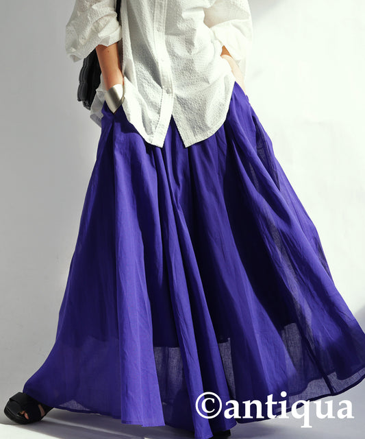 100%Cotton Circular Skirt Ladies