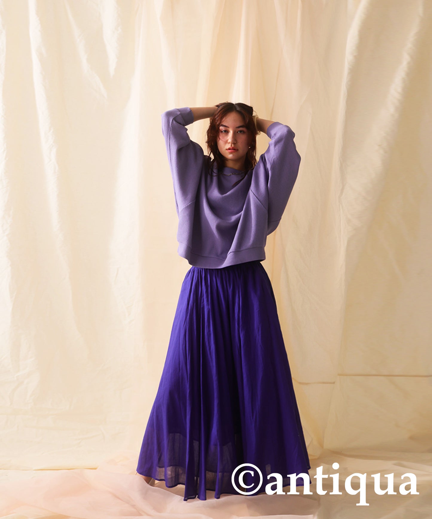 100%Cotton Circular Skirt Ladies