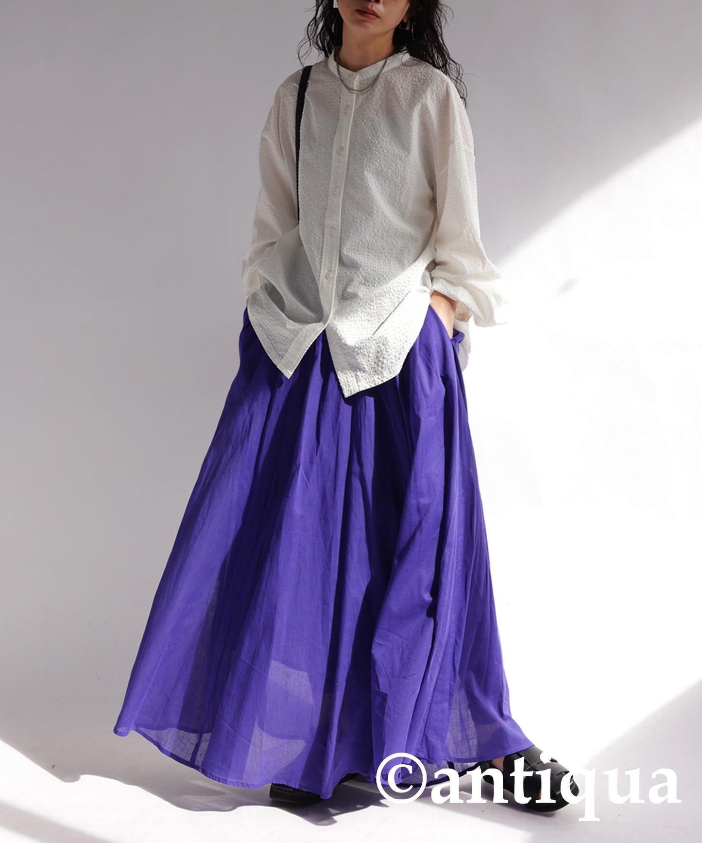 100%Cotton Circular Skirt Ladies