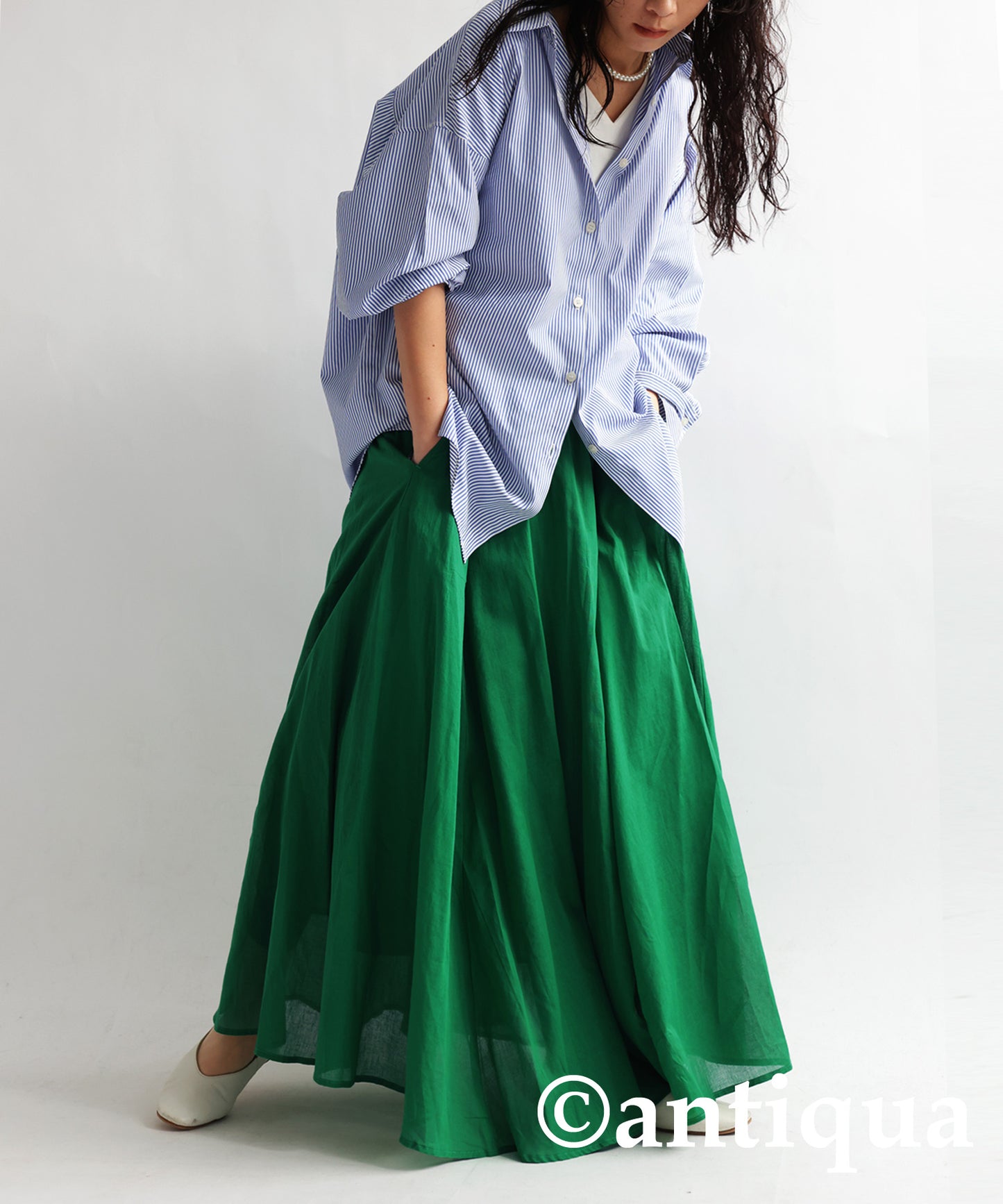 100%Cotton Circular Skirt Ladies